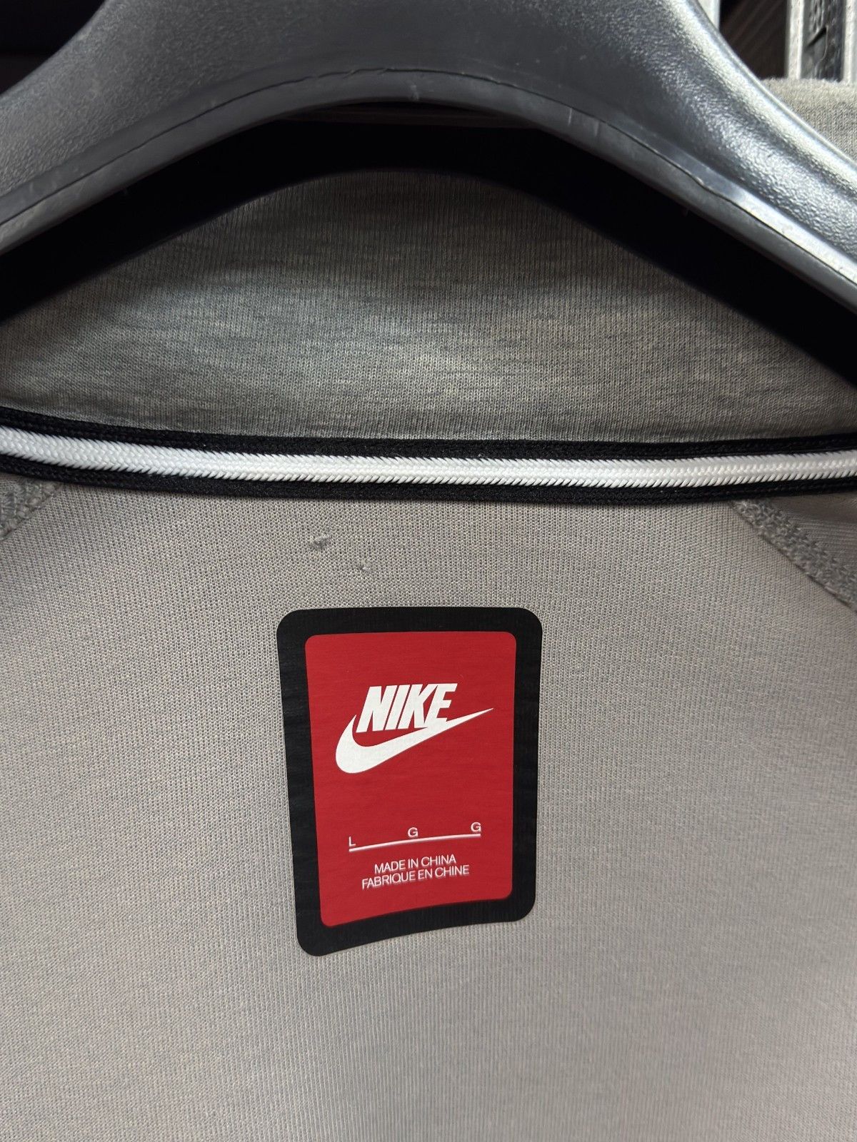 Nike Nike Tech Fleece Gray Hooded Full Zip Jacket 614636-063 Size US L / EU 52-54 / 3 - 9 Thumbnail