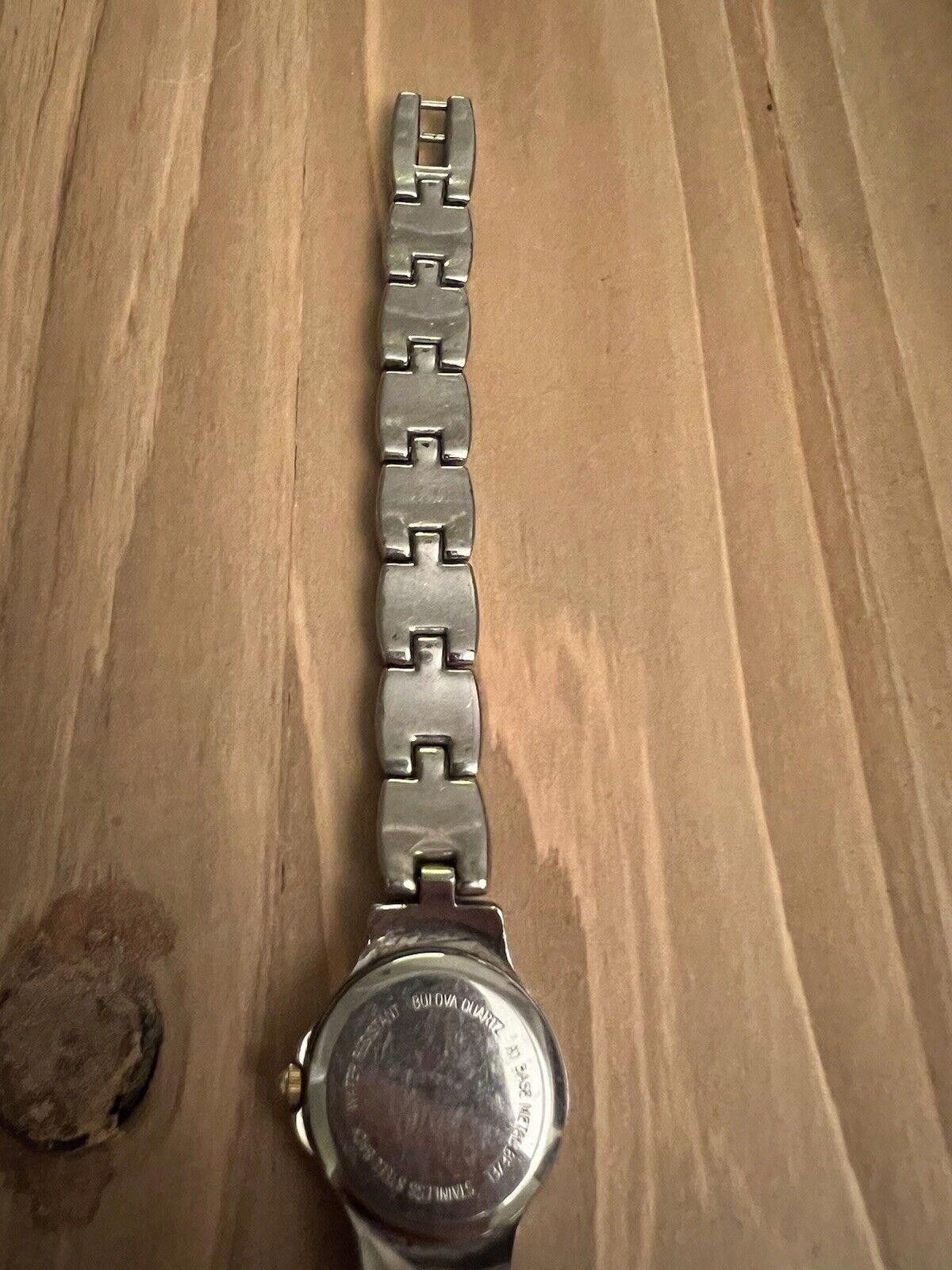 Bulova caravelle by bulova womens watch 2 Tone New Battery Size ONE SIZE - 6 Thumbnail