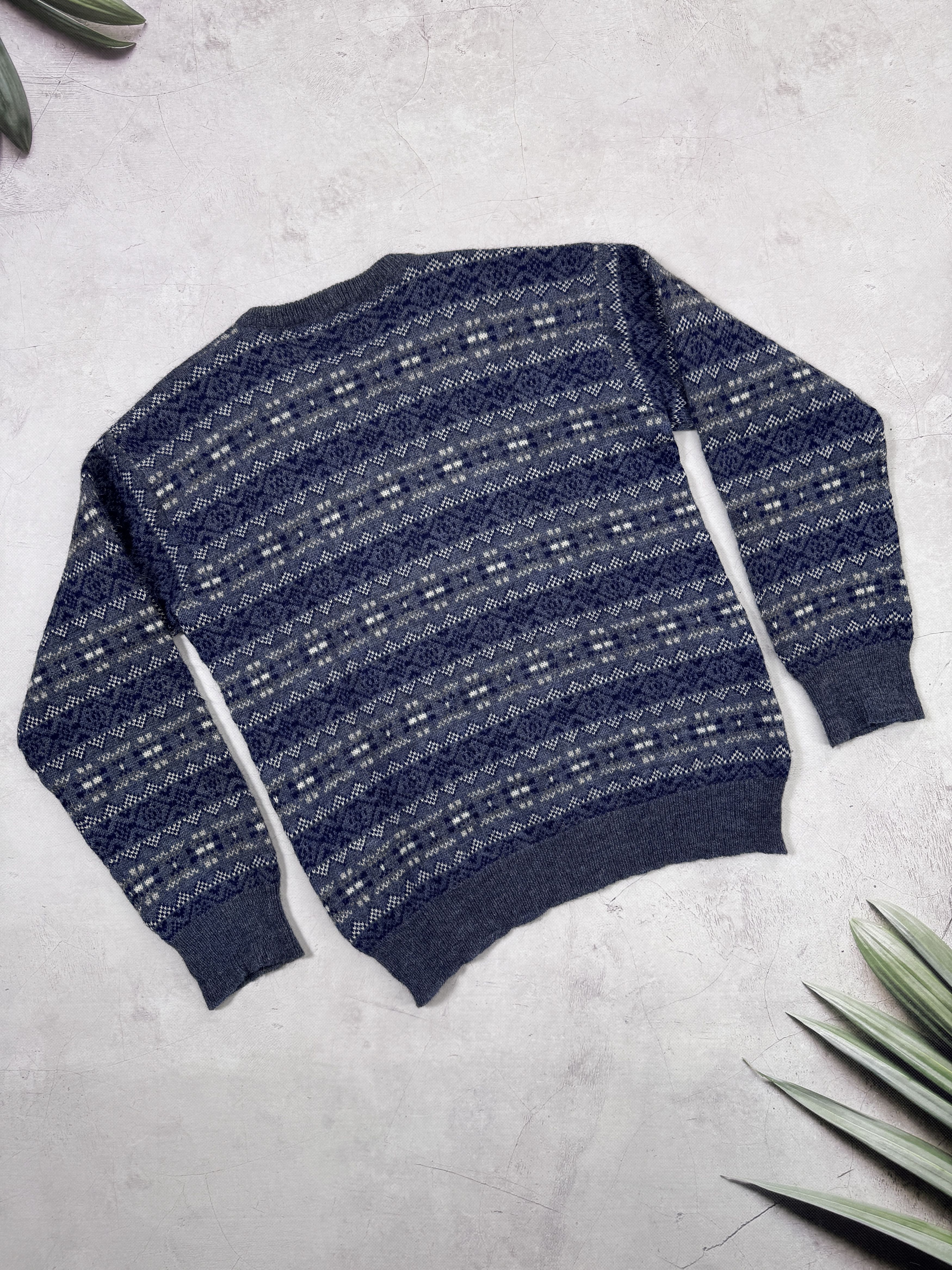 Vintage Vintage 70s Silvy Sweater Alpaca Wool Geometric Pattern Size US M / EU 48-50 / 2 - 14 Thumbnail