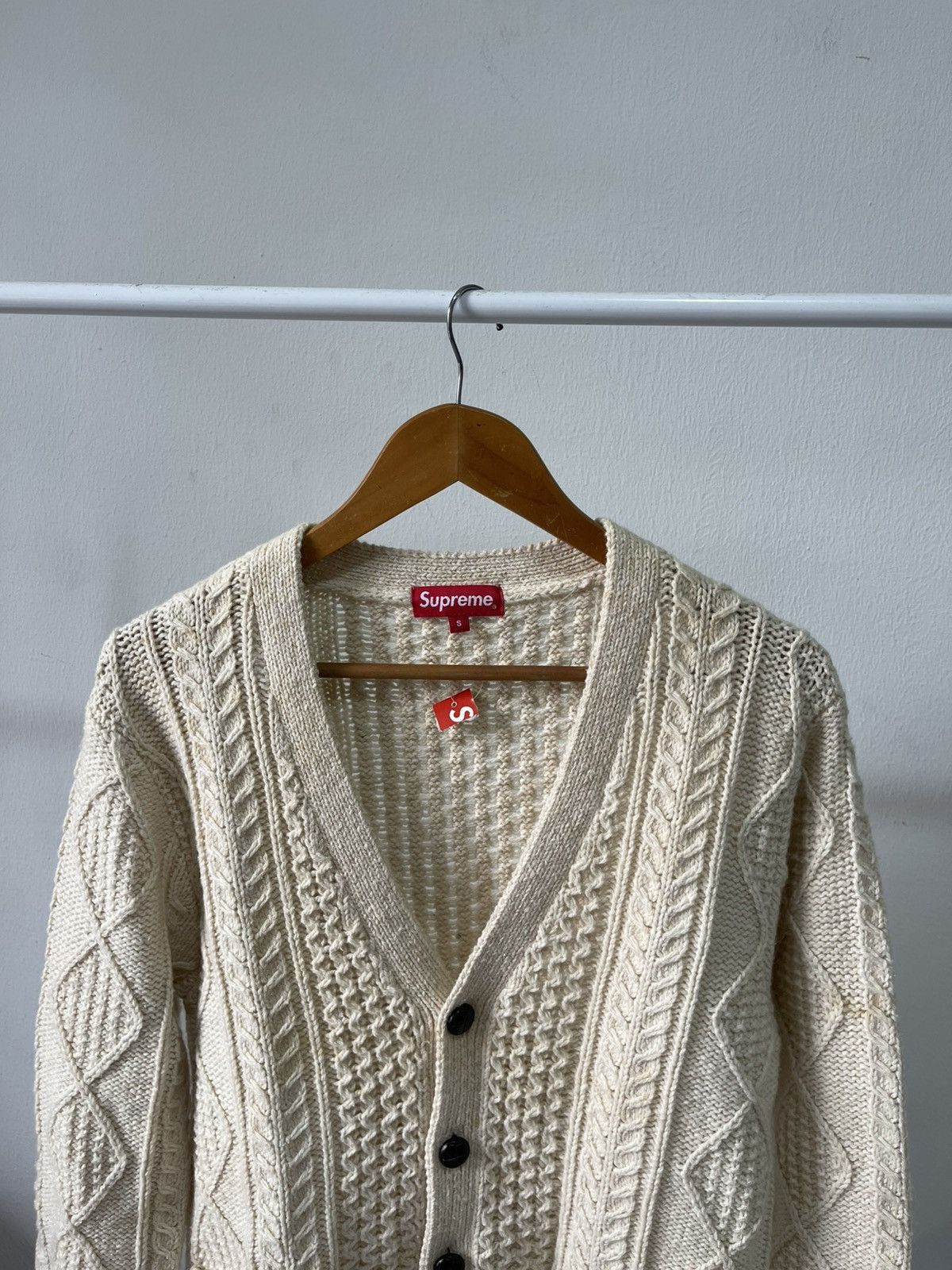 Supreme Supreme Cable Knit Cardigan Size US S / EU 44-46 / 1 - 2 Thumbnail