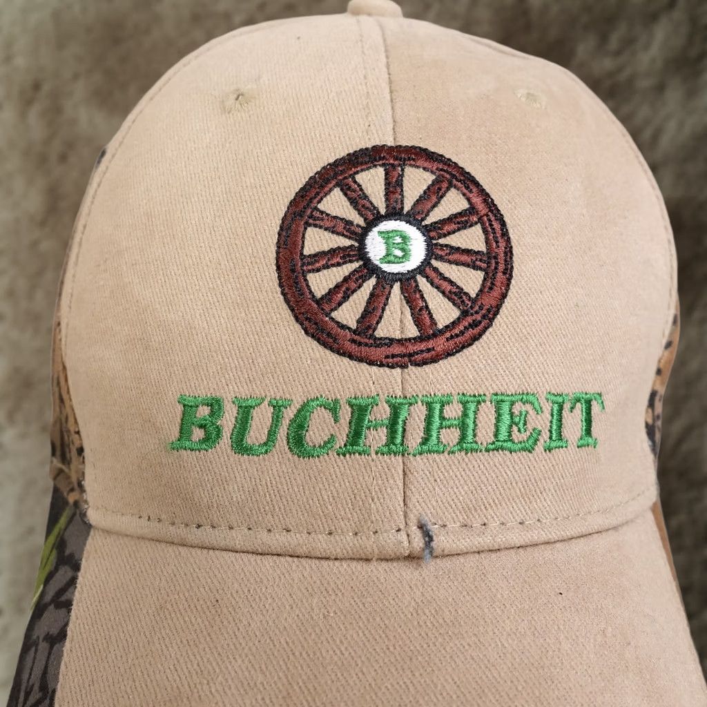 Vintage BUCHHEITE MISSOURI CAMO ADJUSTABLE STRAPBACK BASEBALL HAT CAP Size ONE SIZE - 1 Thumbnail