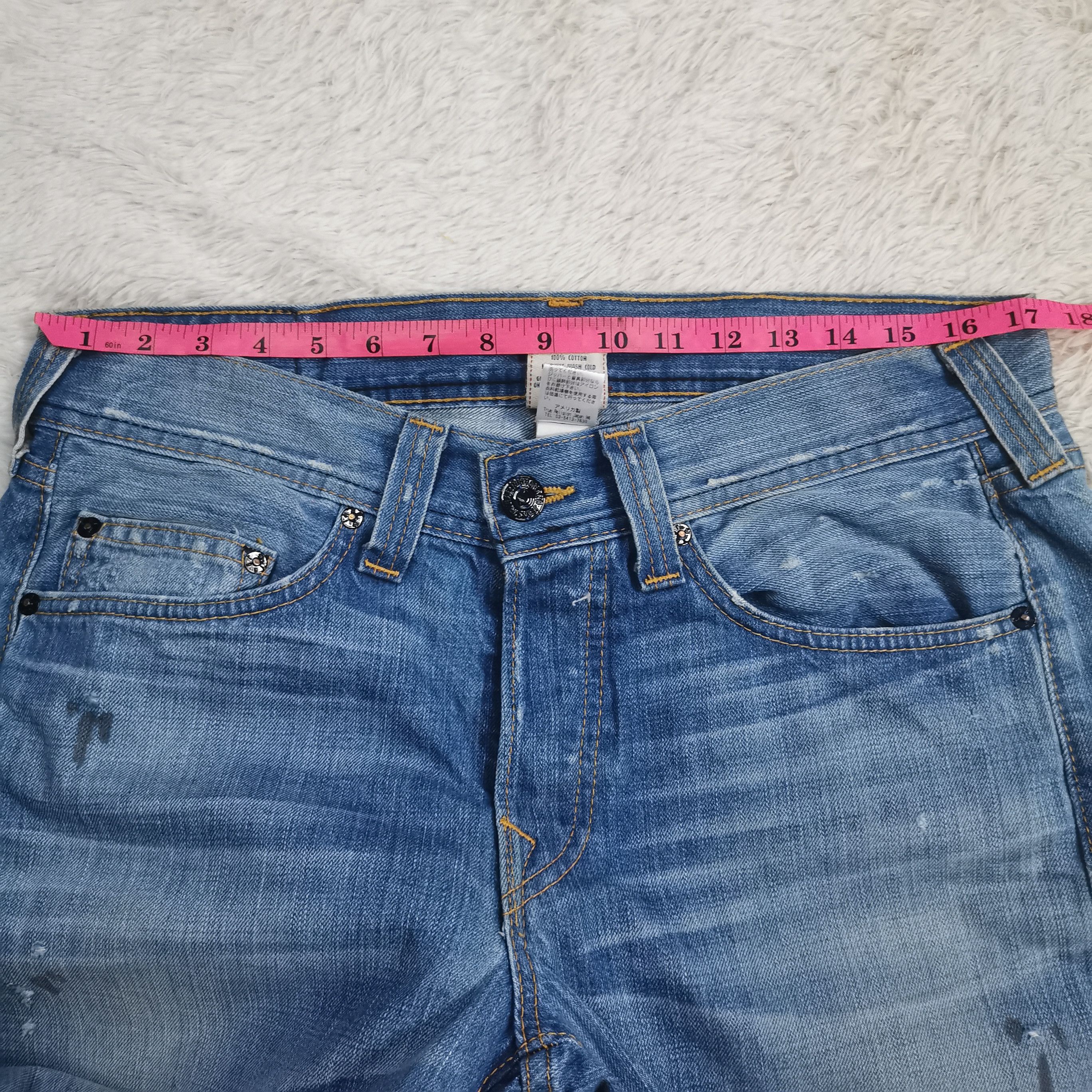 True Religion Y2k Embroidered Boro Stiching Patch Selvedge True Religion Size US 34 / EU 50 - 22 Thumbnail