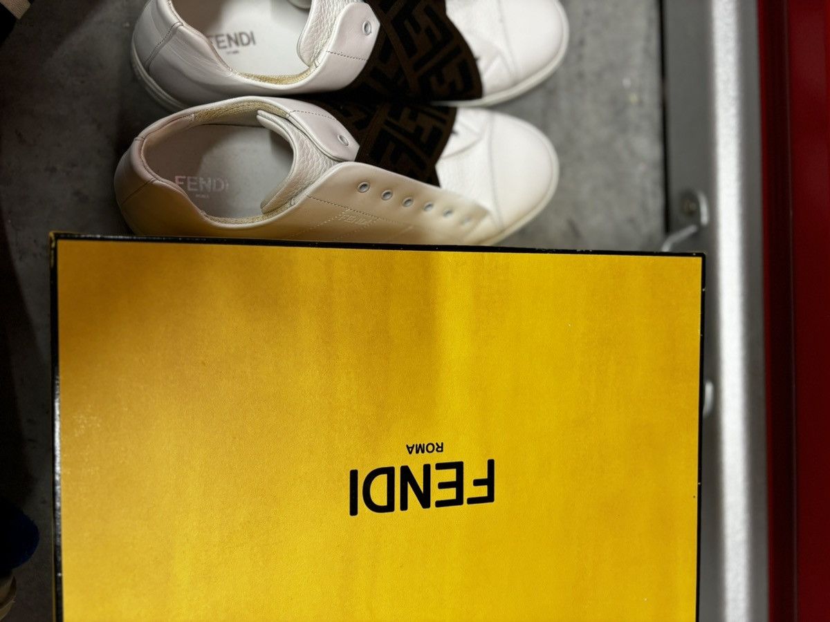 Fendi Low fendi white sneakers Size US 7 / EU 40 - 10 Thumbnail