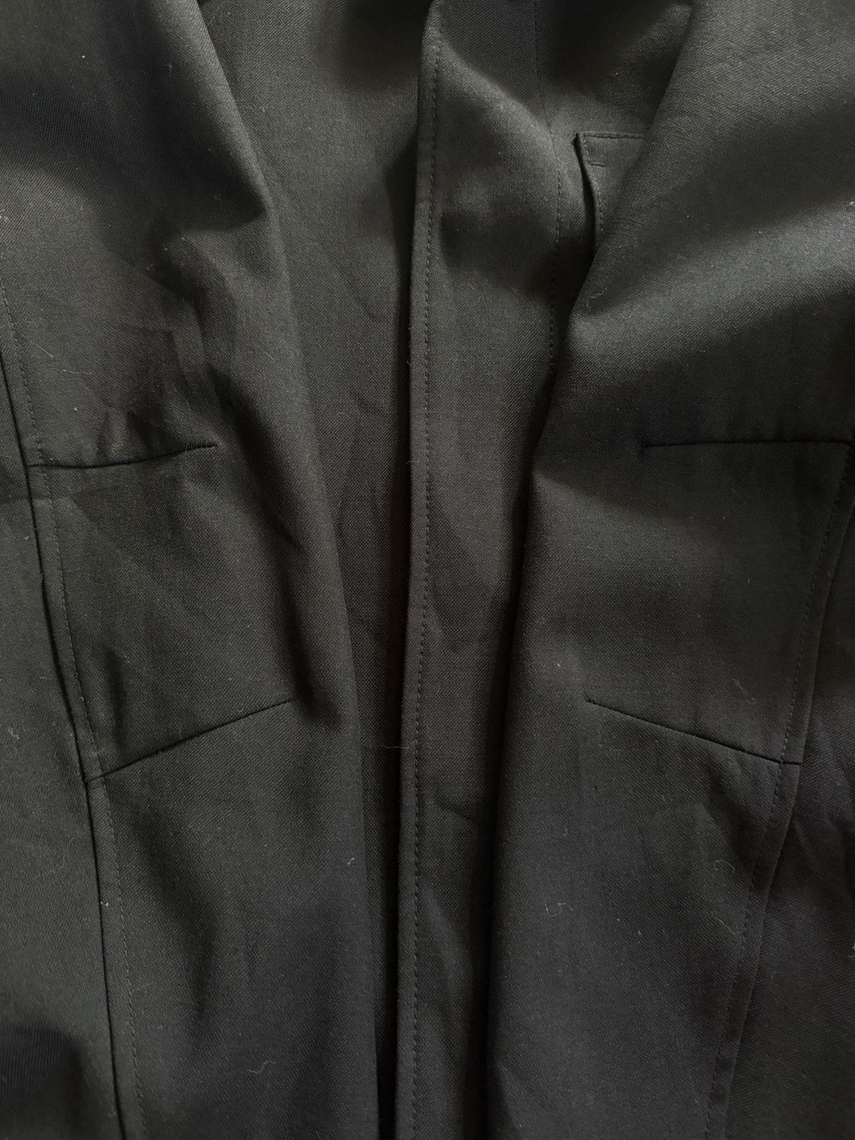 RECTO COOR 1-Pocket Black Wool Jacket Size US L / EU 52-54 / 3 - 5 Thumbnail