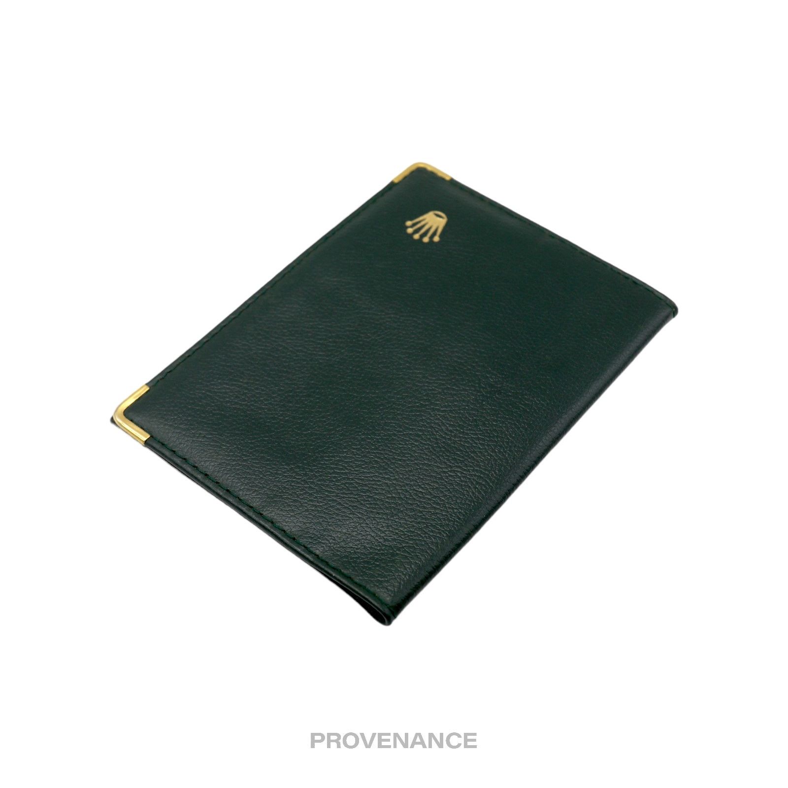 Rolex 🔴 Rolex Crown Passport Wallet - Forest Green Leather Size ONE SIZE - 4 Thumbnail