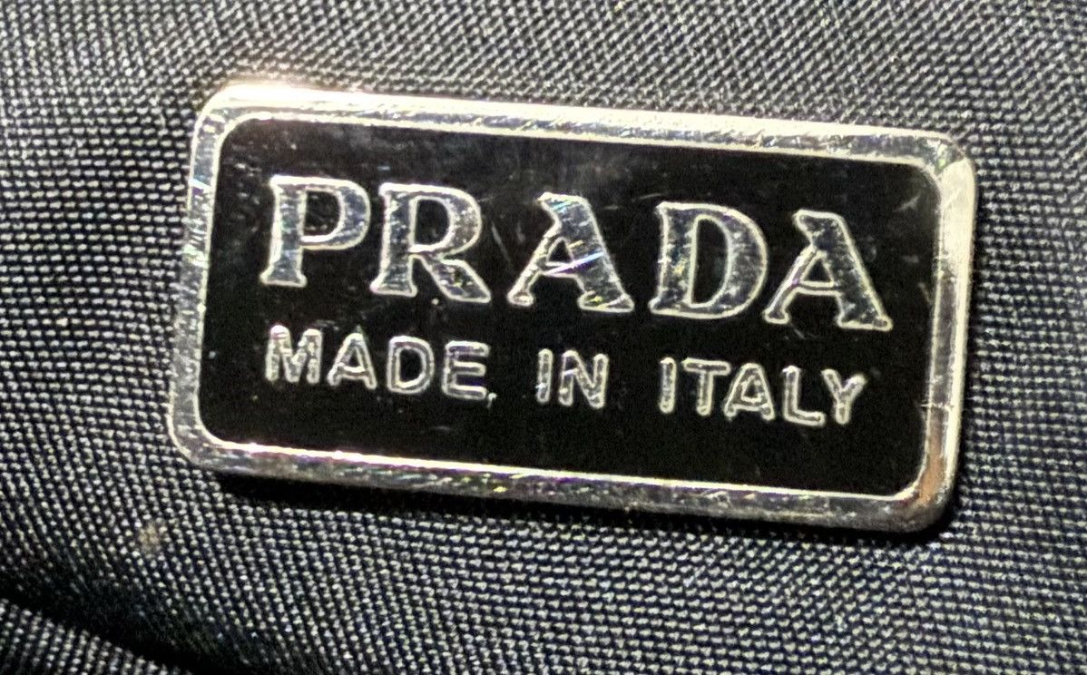 Prada Vintage Prada Black Nylon Hobo Shoulder Bag Size ONE SIZE - 8 Thumbnail