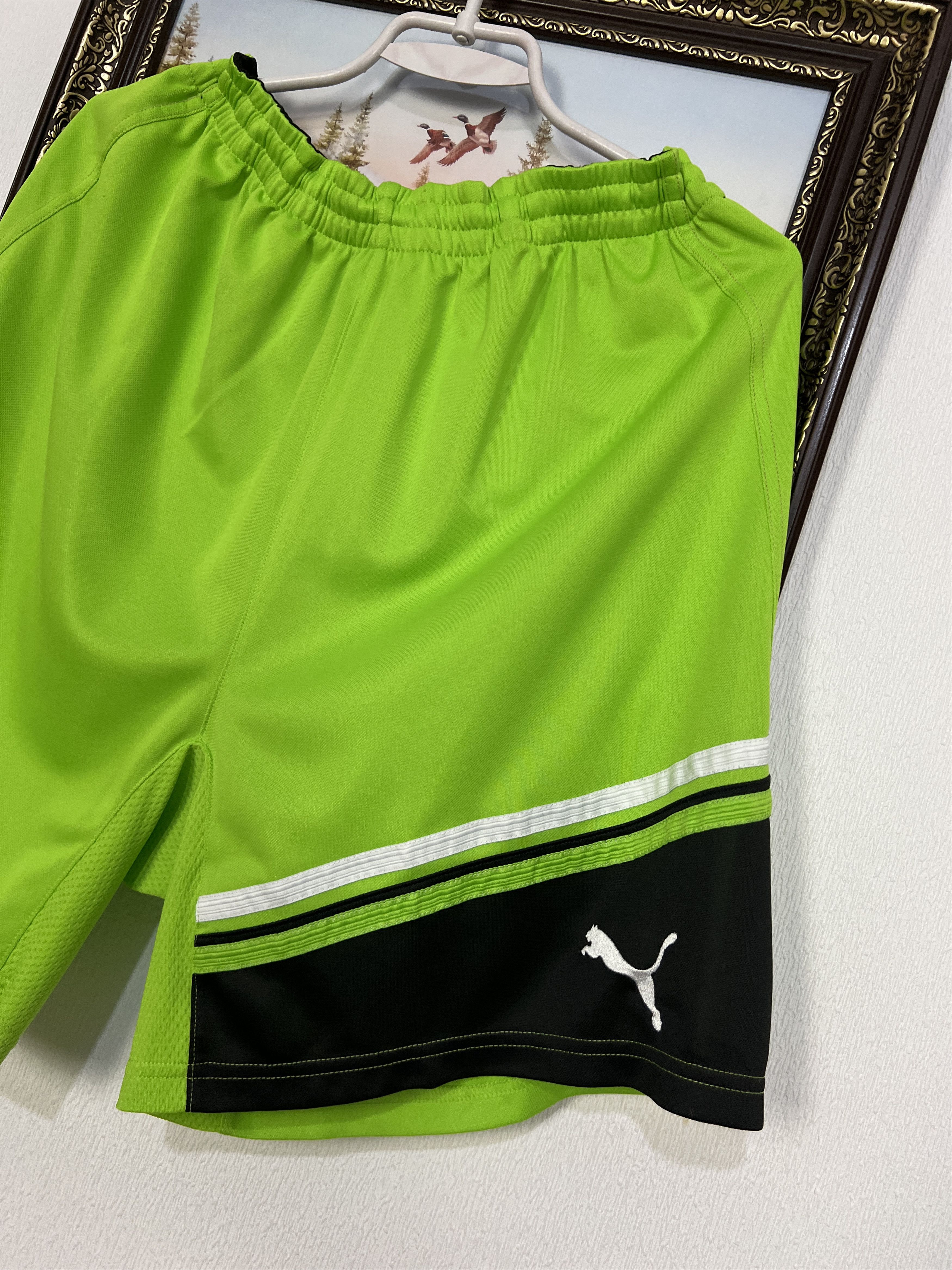 Puma Vintage Lazio Football Shorts Soccer Athletic Maglia Rare Size US 36 / EU 52 - 2 Thumbnail