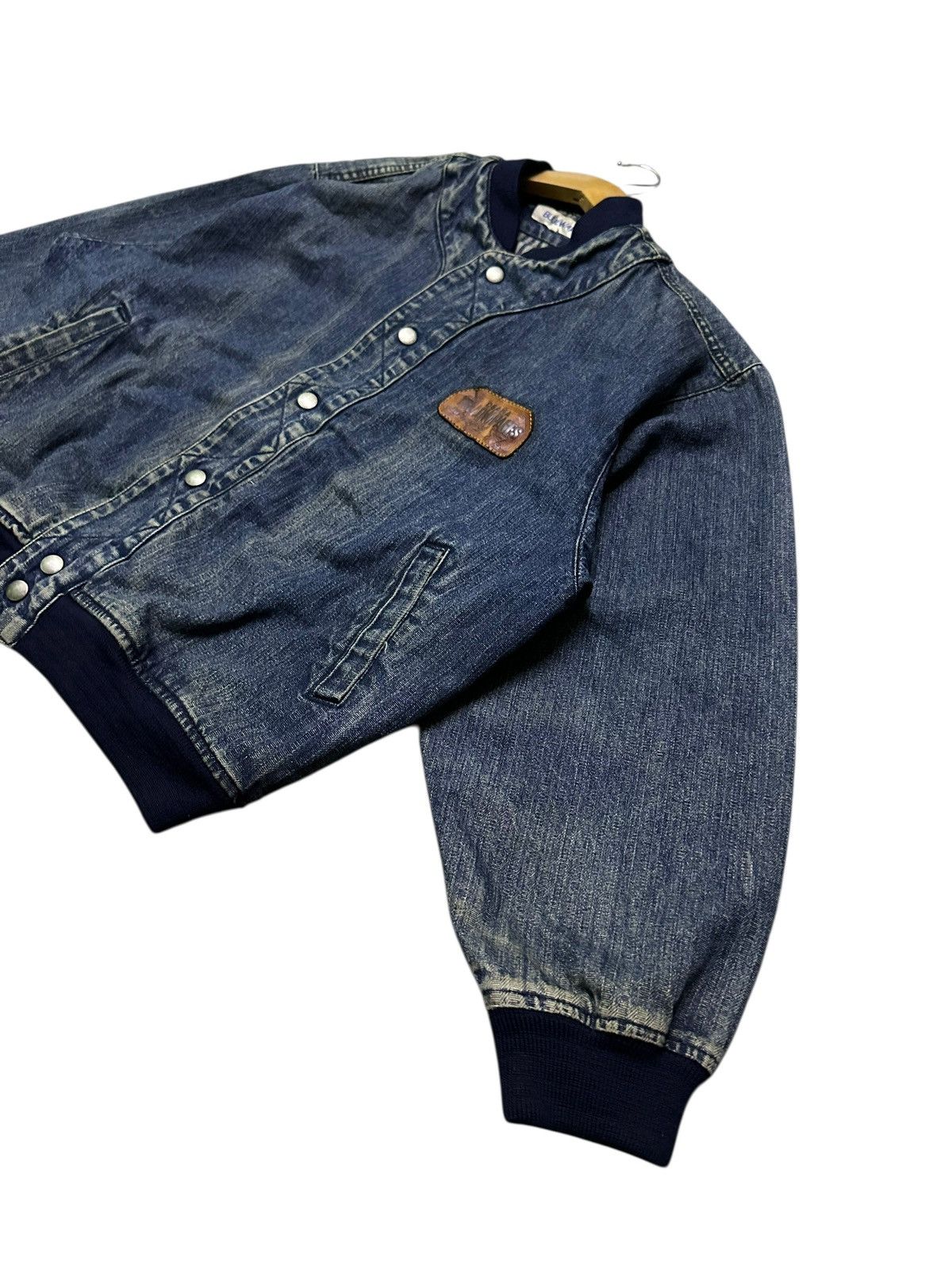 Japanese Brand Blue way denim bomber jacket Size US M / EU 48-50 / 2 - 4 Thumbnail