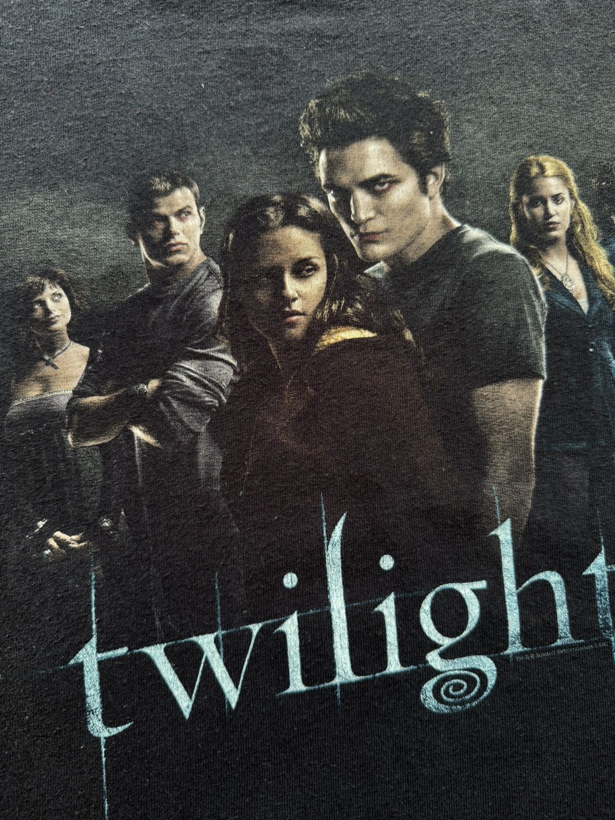 Vintage VTG ‘00s Twilight Movie Promo Tee Shirt Edward Goth Grunge Size US L / EU 52-54 / 3 - 4 Thumbnail