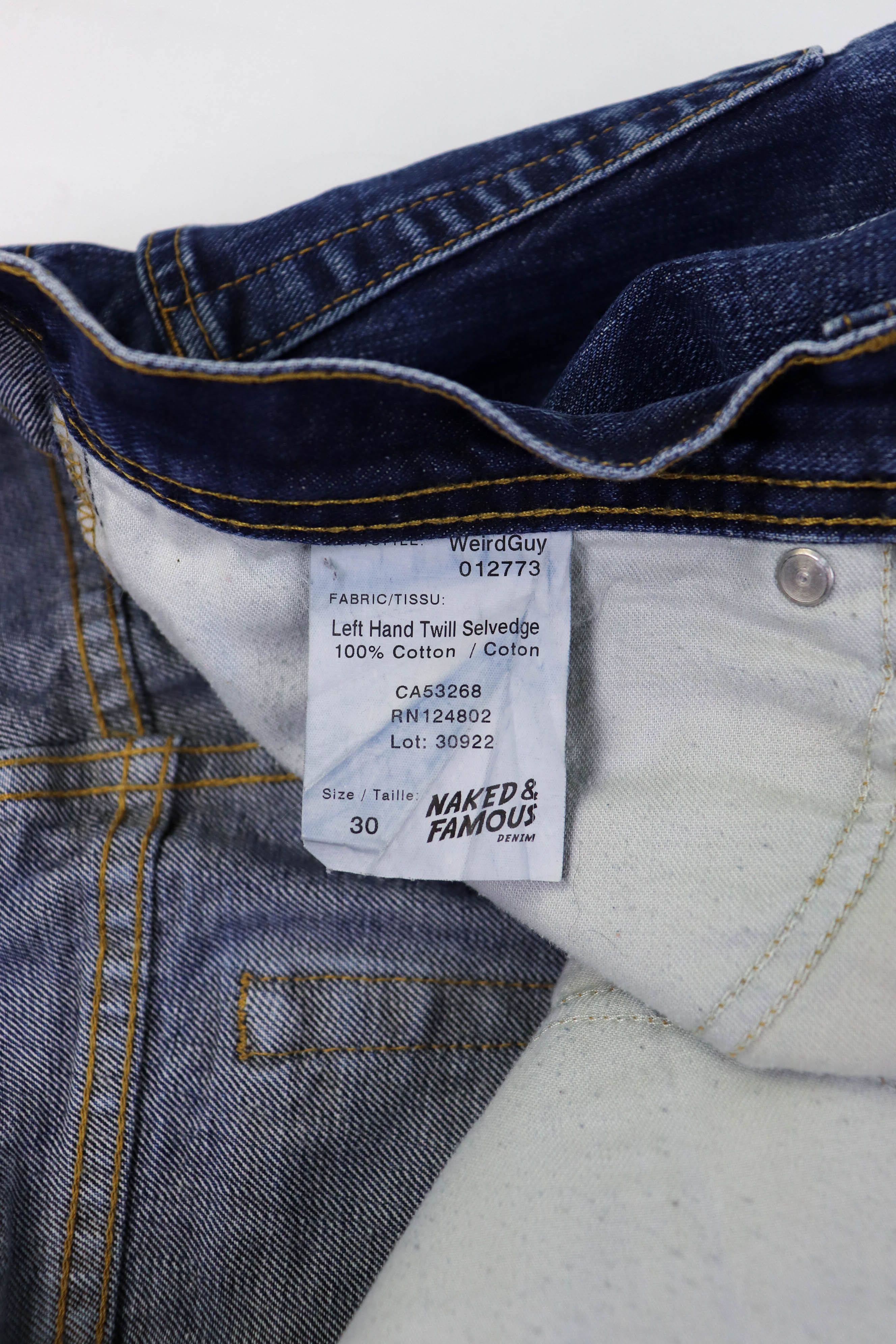 Naked & Famous Naked & Famous Left Hand Twill Selvedge Indigo Denim Jeans Size US 30 / EU 46 - 12 Thumbnail