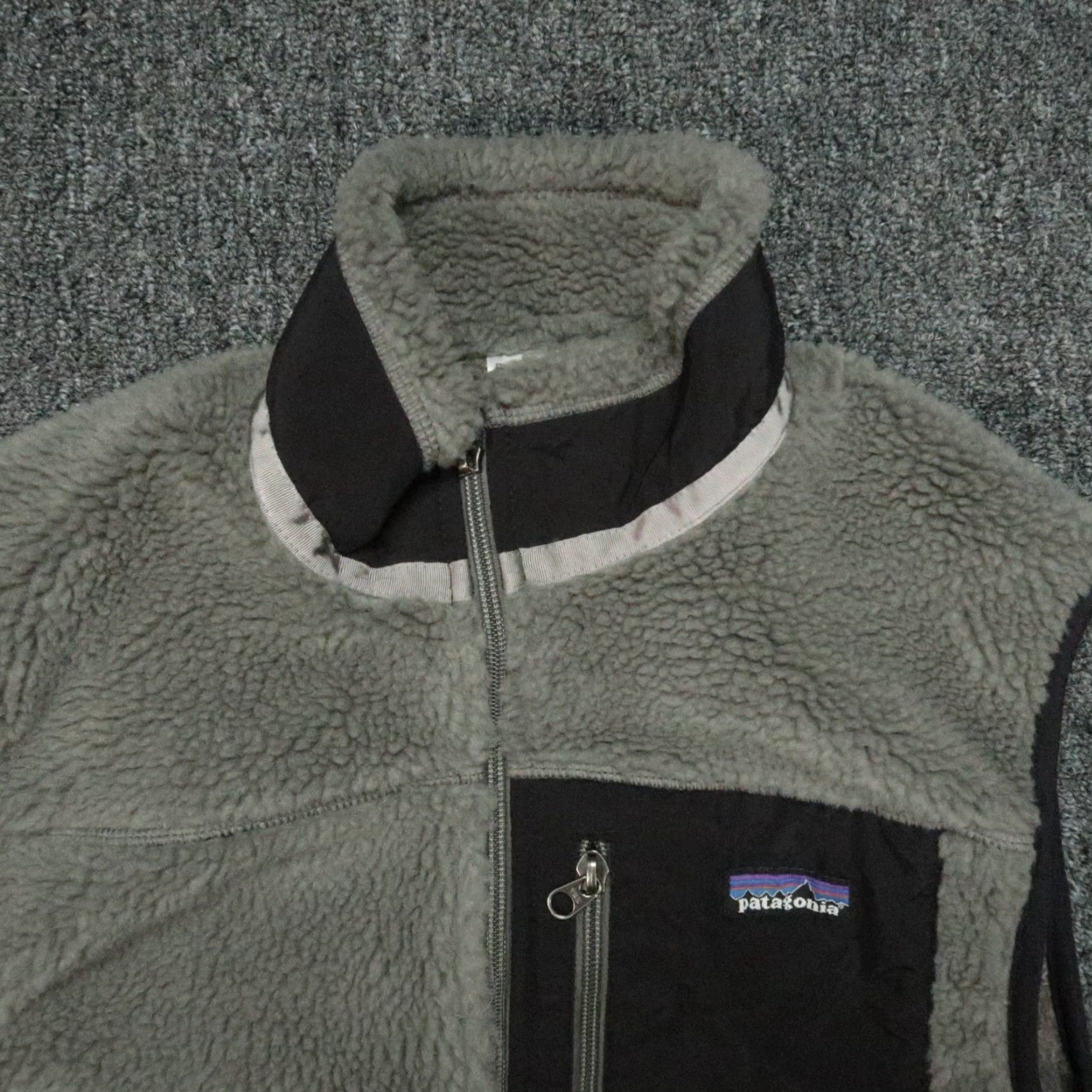 Patagonia VINTAGE Patagonia Retro-X Vest Mens S Gray Classic Fleece Full Zip Pockets Size US S / EU 44-46 / 1 - 2 Thumbnail