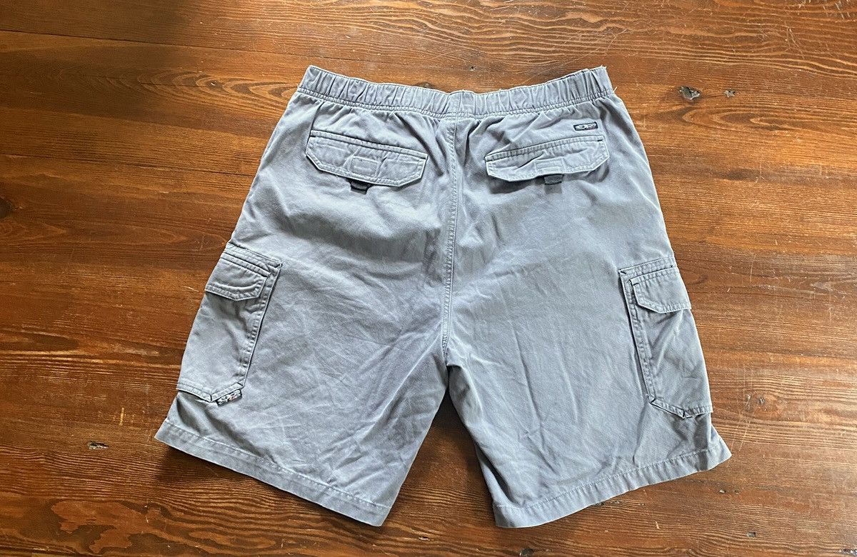 Ocean Pacific × Vintage Vintage 90’s Ocean Pacific Grey Wide Leg Cargo Shorts Size US 38 / EU 54 - 2 Thumbnail