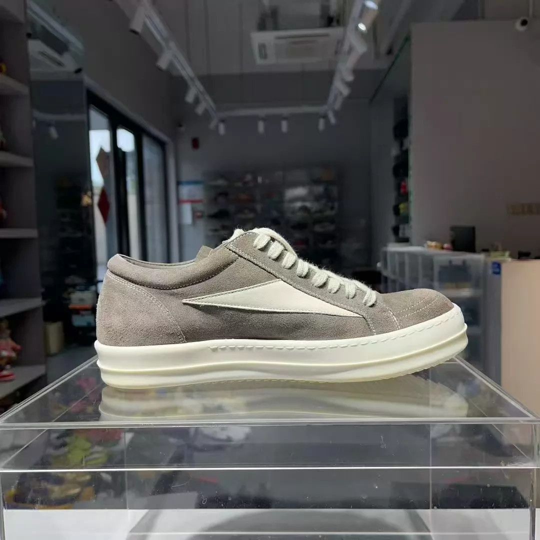 Rick Owens Gray Low-Top Sneakers Size 9 Size US 9 / EU 42 - 1 Thumbnail