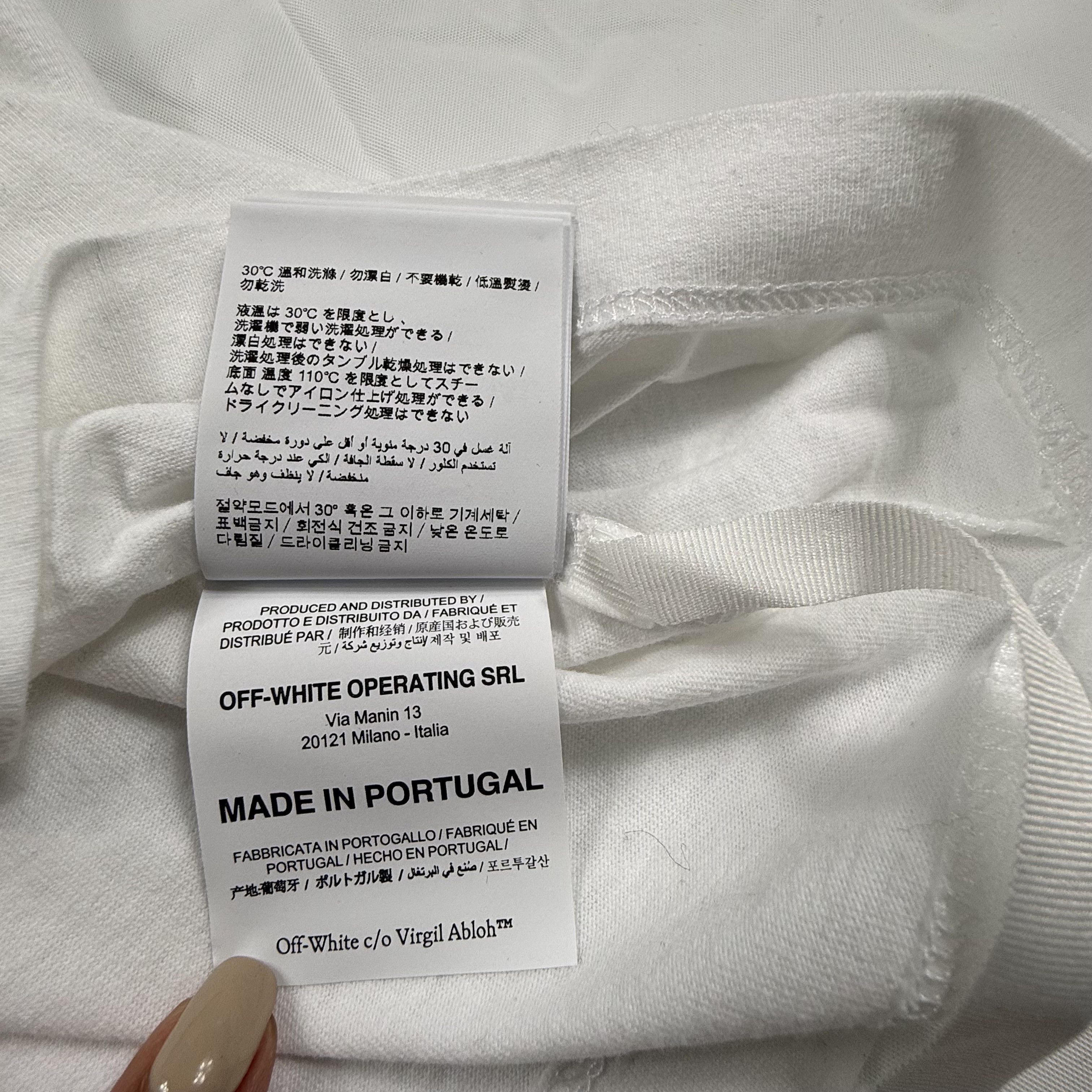 Off-White Off-White Elf Goblin Graphic T-Shirt White OMAA027R21JER014 Size US XXL / EU 58 / 5 - 7 Thumbnail