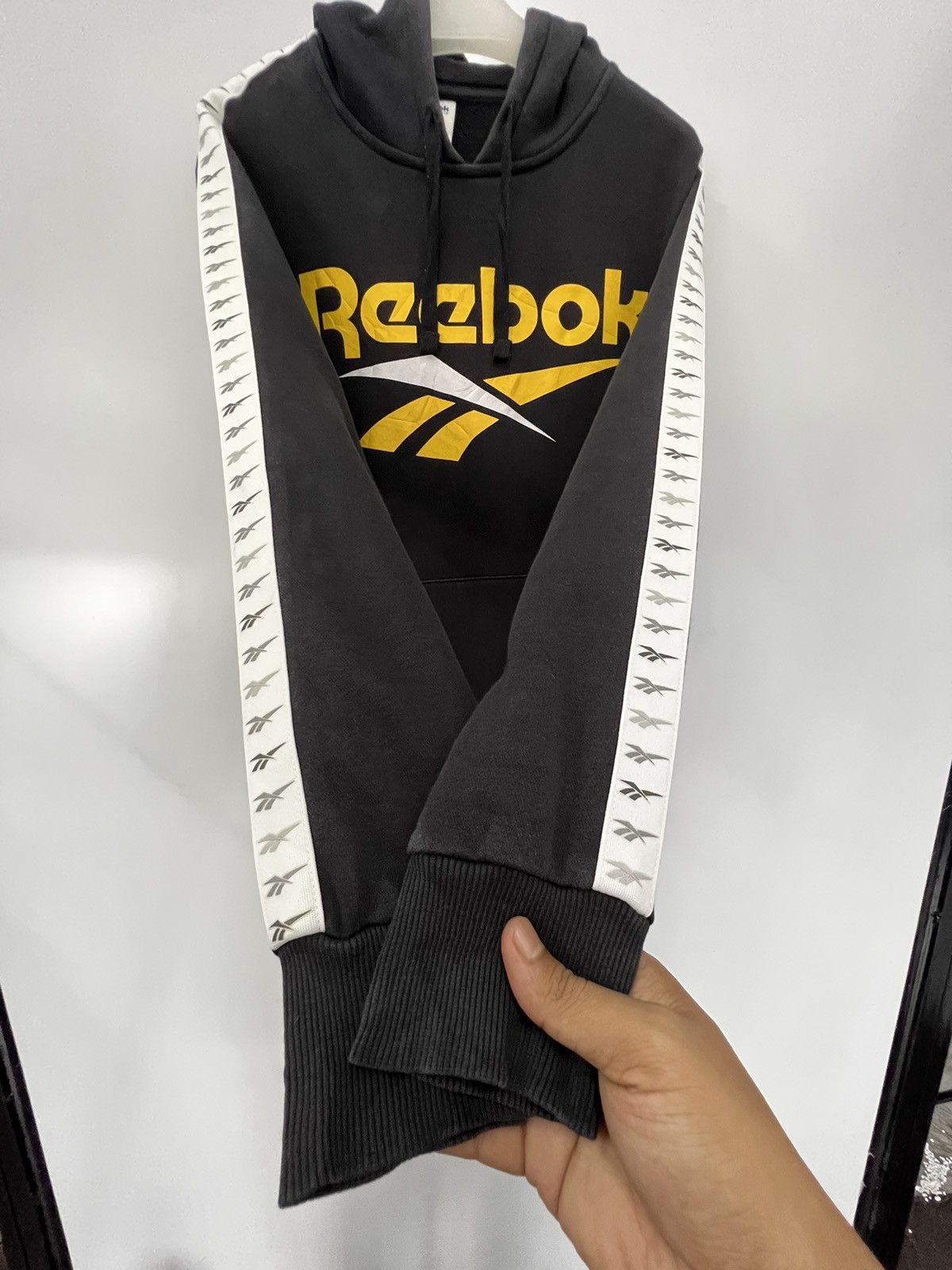 Reebok 🔥 Vintage side tape REEBOK CLASSIC hoodie - M Size US S / EU 44-46 / 1 - 7 Thumbnail