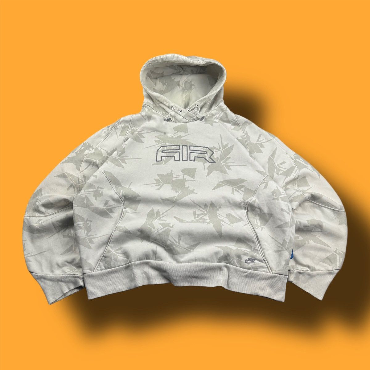 Nike × Vintage NIKE VINTAGE CENTER LOGO OVERSIZE BOXY HOODIE Size US XL / EU 56 / 4 - 1 Thumbnail