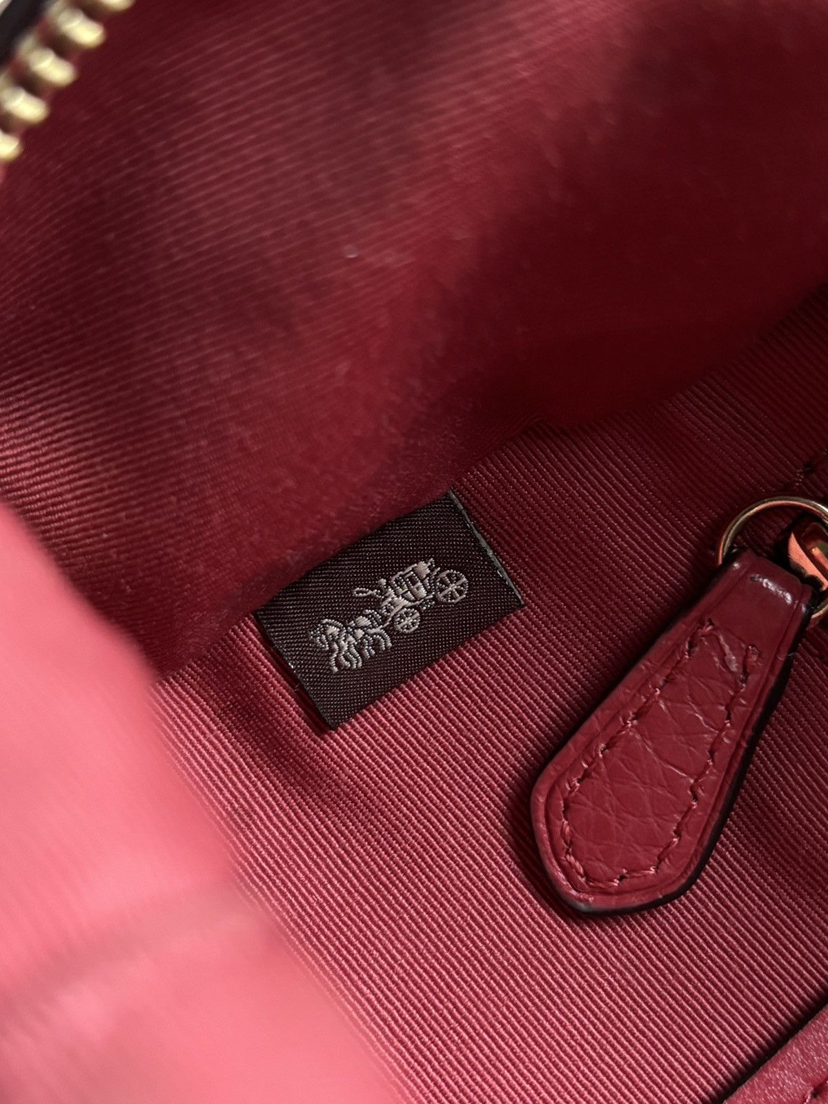 Coach Coach Red Leather Charlie Backpack Size ONE SIZE - 13 Thumbnail