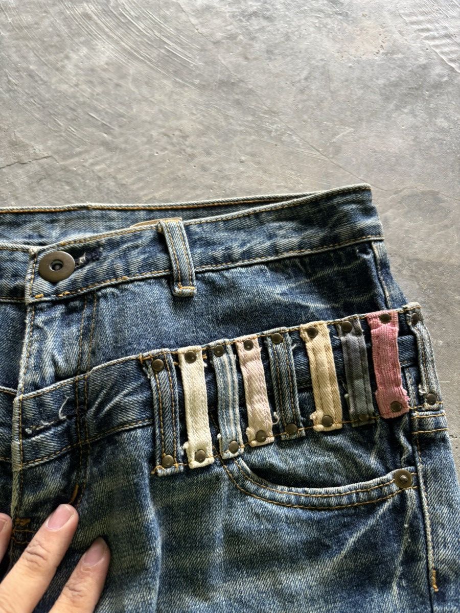PPFM y2k double waist japanese jeans mouth valley punk grunge Size US 30 / EU 46 - 9 Thumbnail