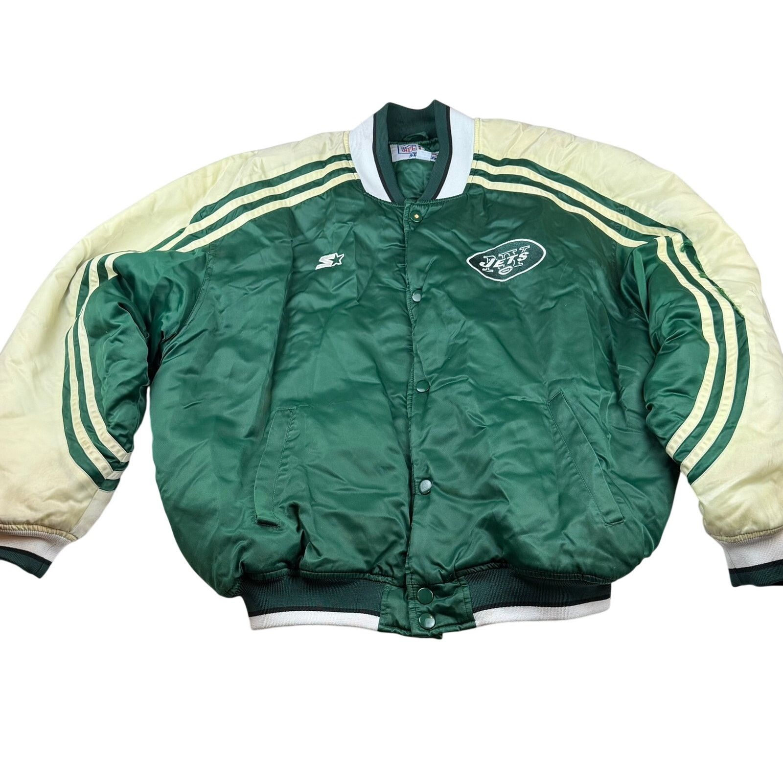 Starter Vintage Starter NFL New York Jets Satin Jacket XL Size US XL / EU 56 / 4 - 1 Thumbnail