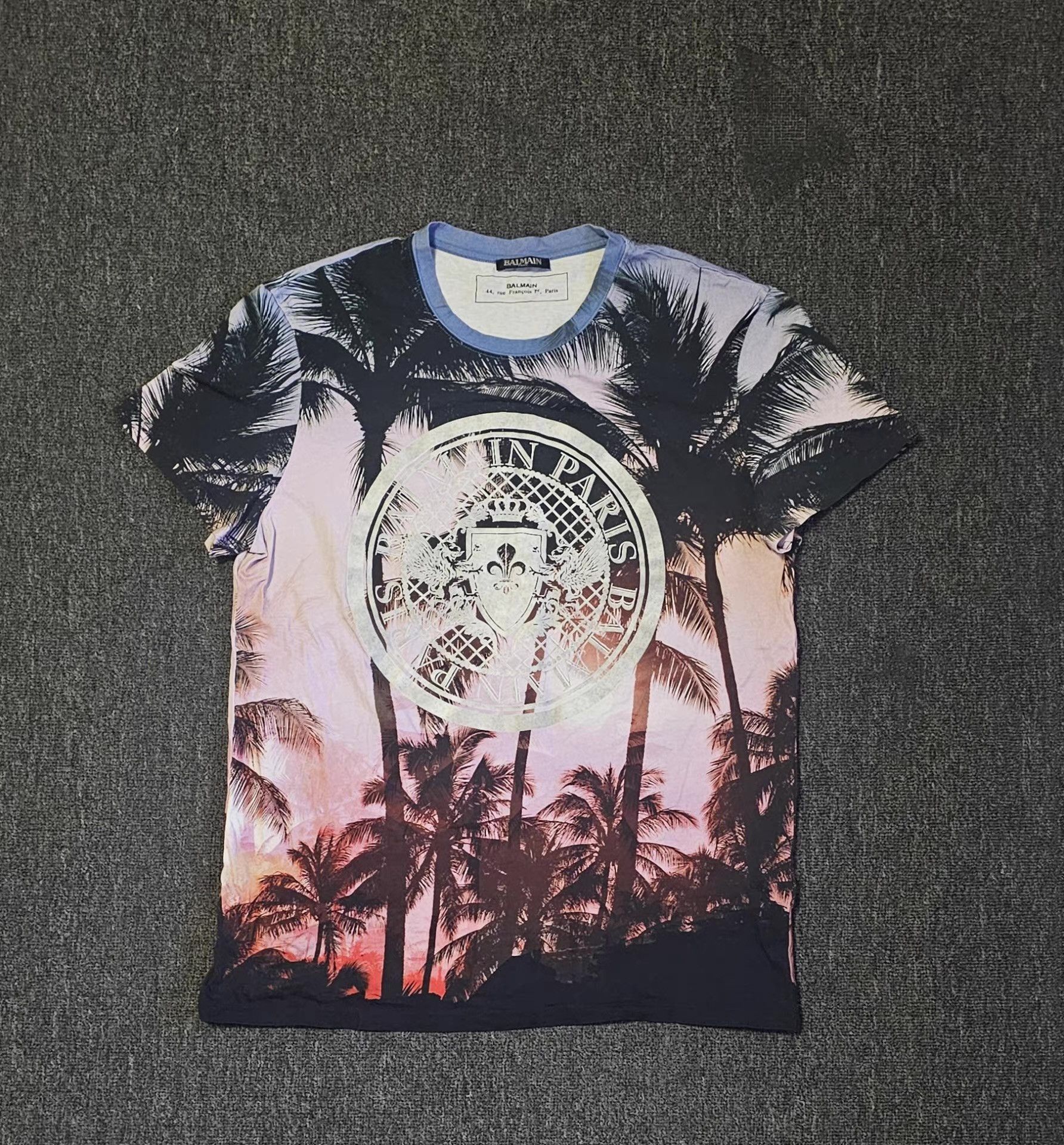 Balmain Balmain Short Sleeve T-Shirt, Q4 Size US L / EU 52-54 / 3 - 1 Thumbnail