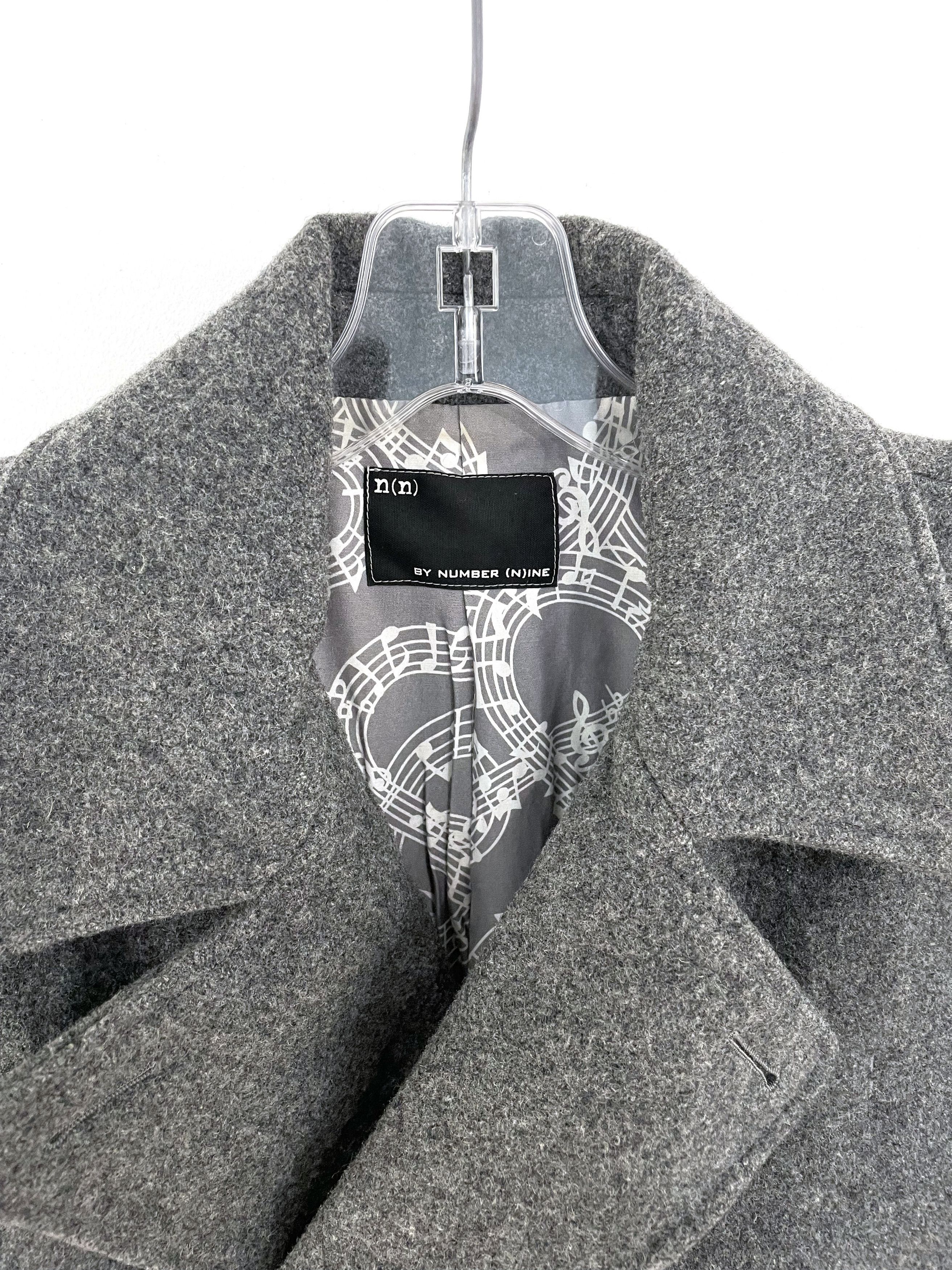 Number (N)ine Wool Peacoat Size US XL / EU 56 / 4 - 3 Thumbnail