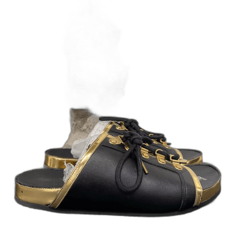 Balmain Balmain Slippers with Gold Detailing Size US 6 / IT 36 - 1 Thumbnail