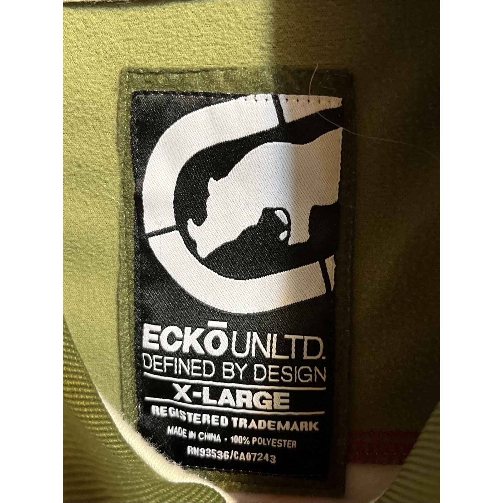 Ecko Unltd. ECKO UNLIMITED Men Track Jacket Size XL Red Green Zip Travel Size US XL / EU 56 / 4 - 3 Thumbnail