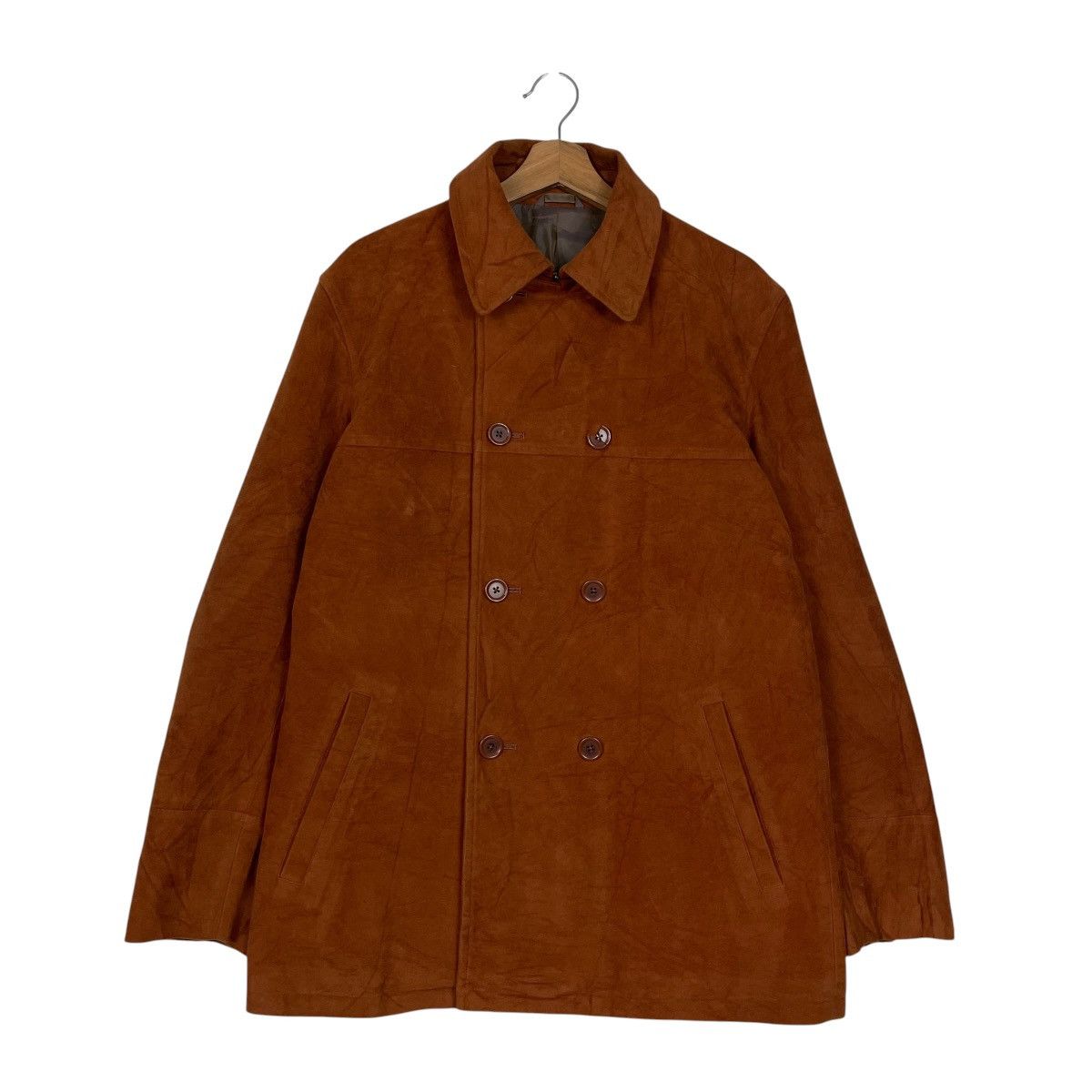 Romeo Gigli Gigli Brown Double Breasted Jacket Size US M / EU 48-50 / 2 - 1 Thumbnail