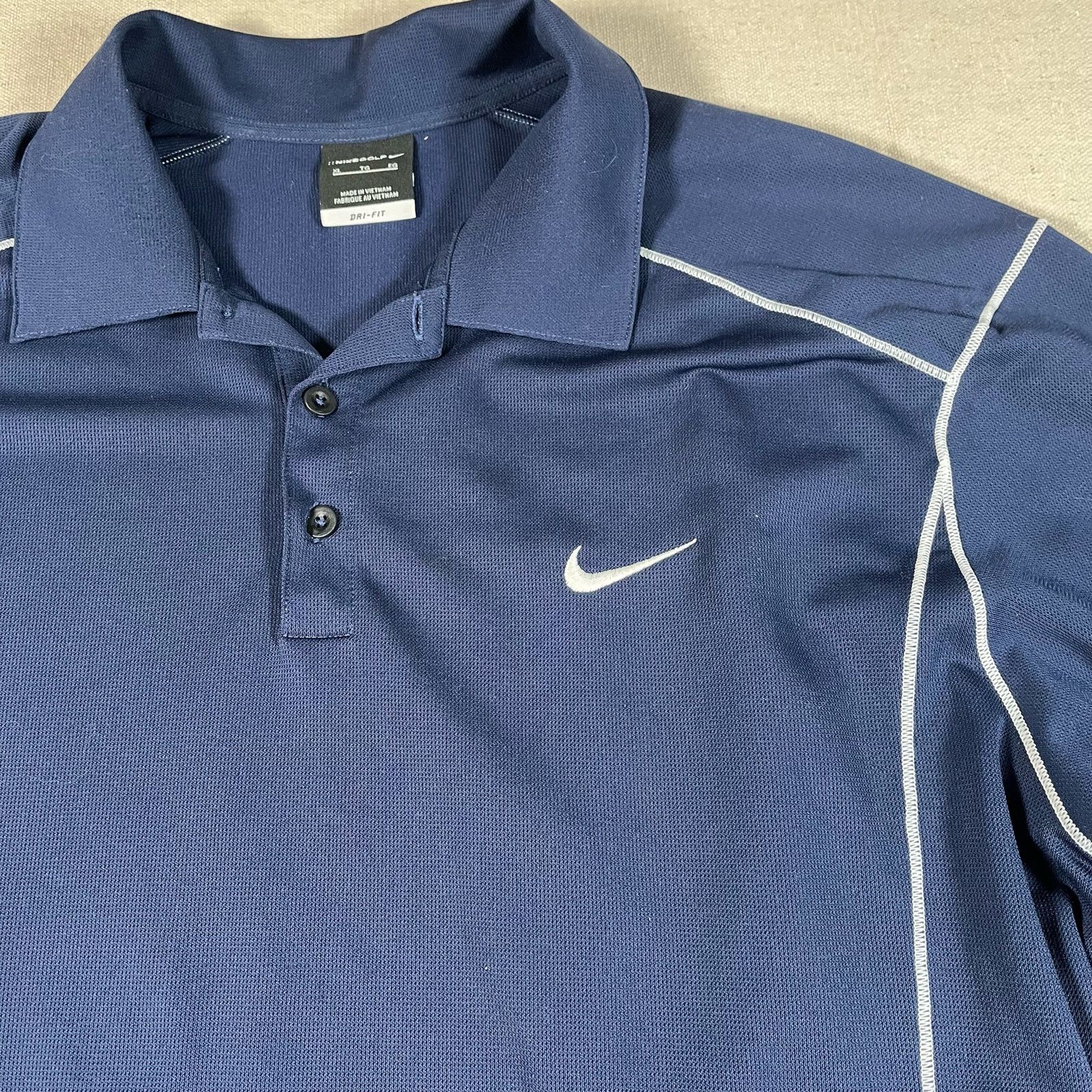 Nike Vintage Y2K Nike Golf Polo Navy Blue Mens XL Size US XL / EU 56 / 4 - 5 Thumbnail