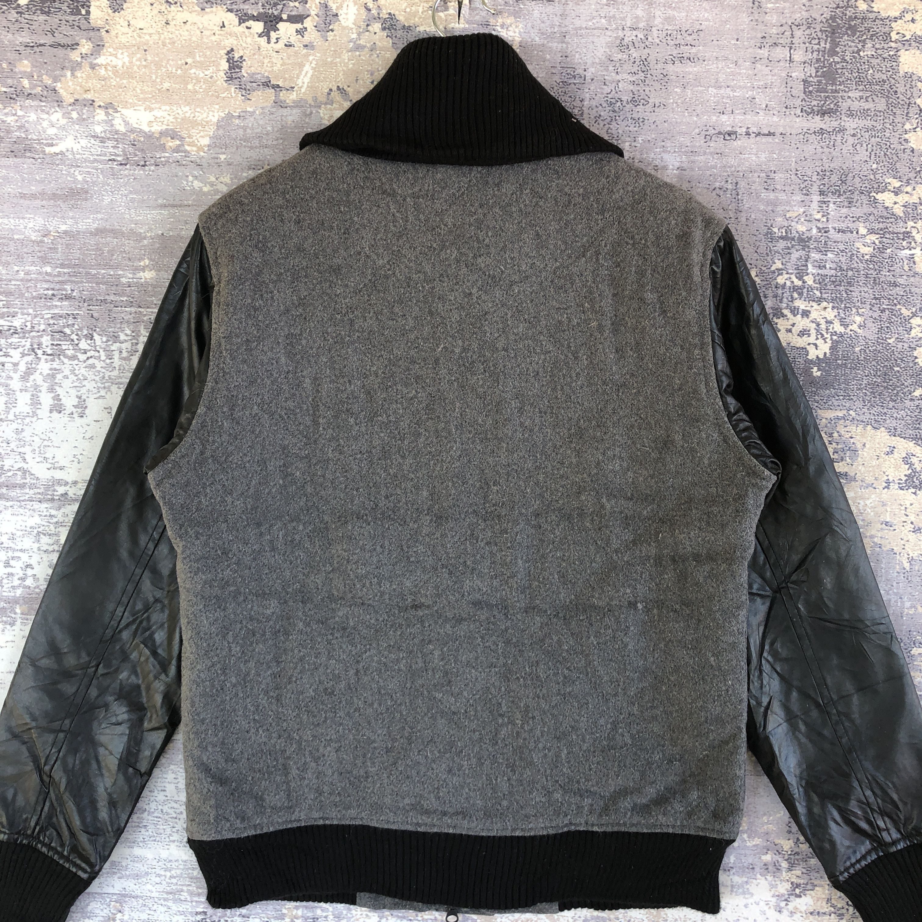 Vintage Vintage Rule Wool Varsity Jacket Leather Riders Wool Jacket Size US M / EU 48-50 / 2 - 5 Thumbnail