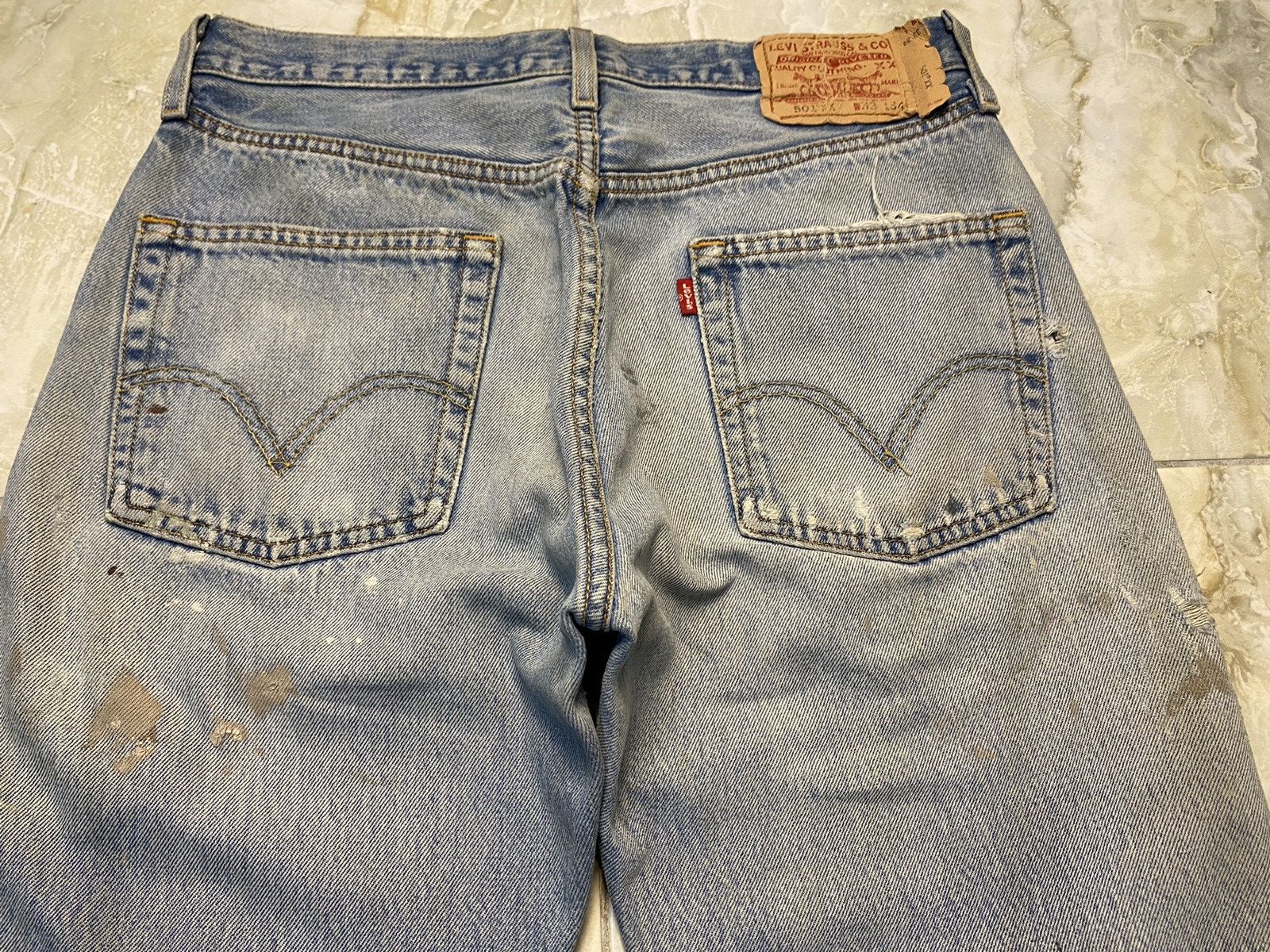 Vintage Levis 501 Size US 33 - 19 Thumbnail
