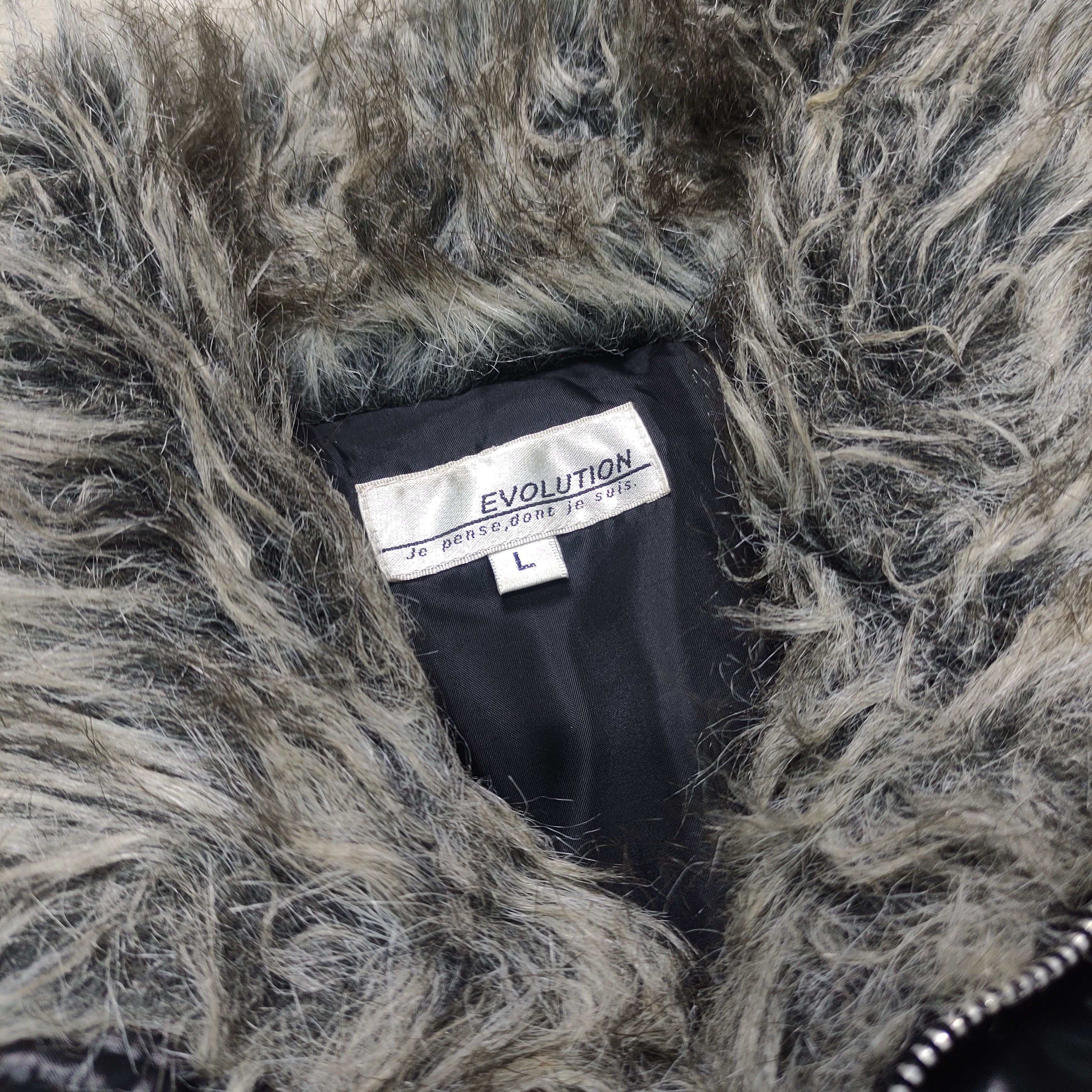 Tornado Mart Evolution Bikers Fur Jacket Vkei Style 2000s Size US L / EU 52-54 / 3 - 12 Thumbnail