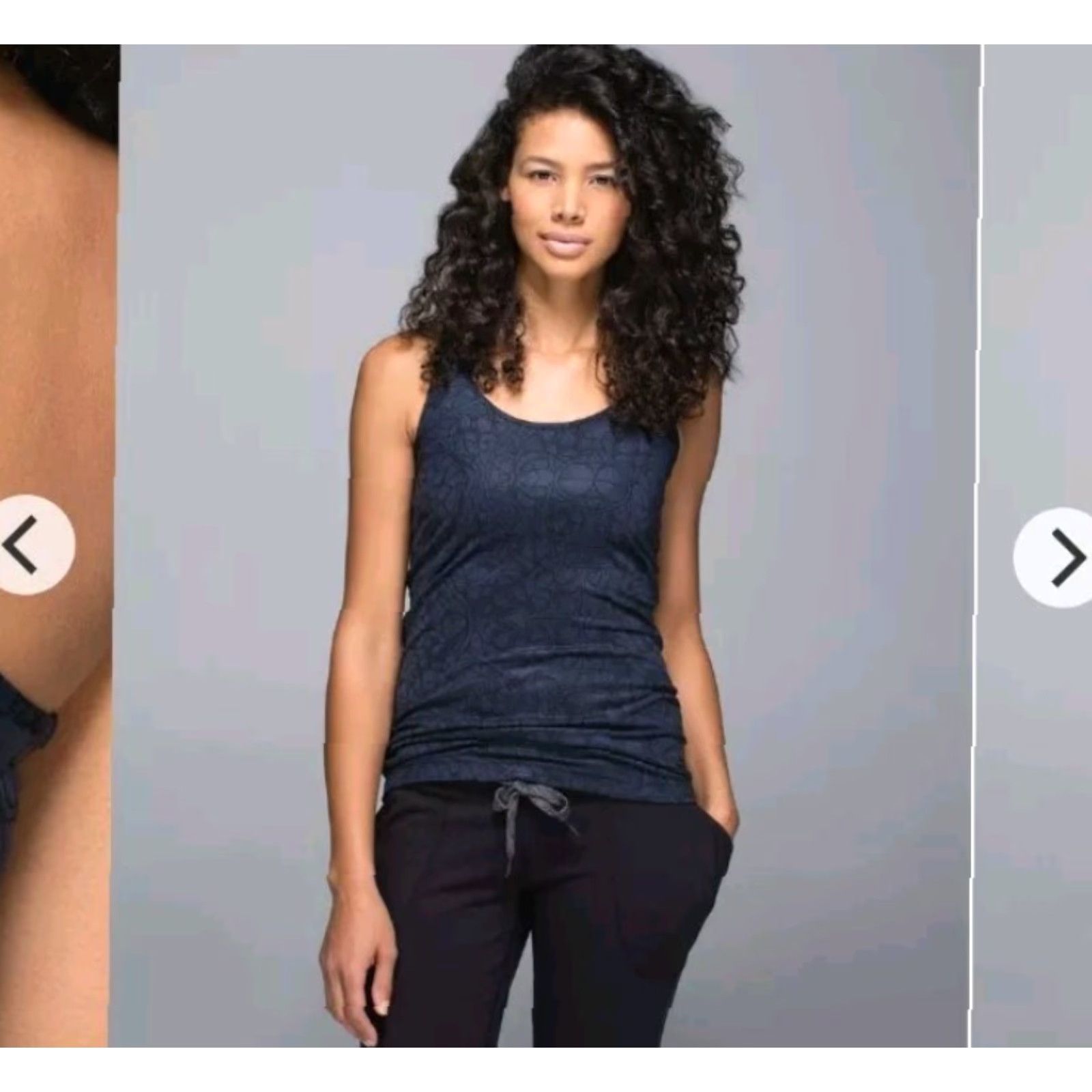 Lululemon Lululemon Womens Cool Racerback Tank Prisma Inkwell Black-Size 2 Tank Sleeveless Racerback Pullover Yoga Running Gym 2 Blue Black Womens Size ONE SIZE - 2 Thumbnail