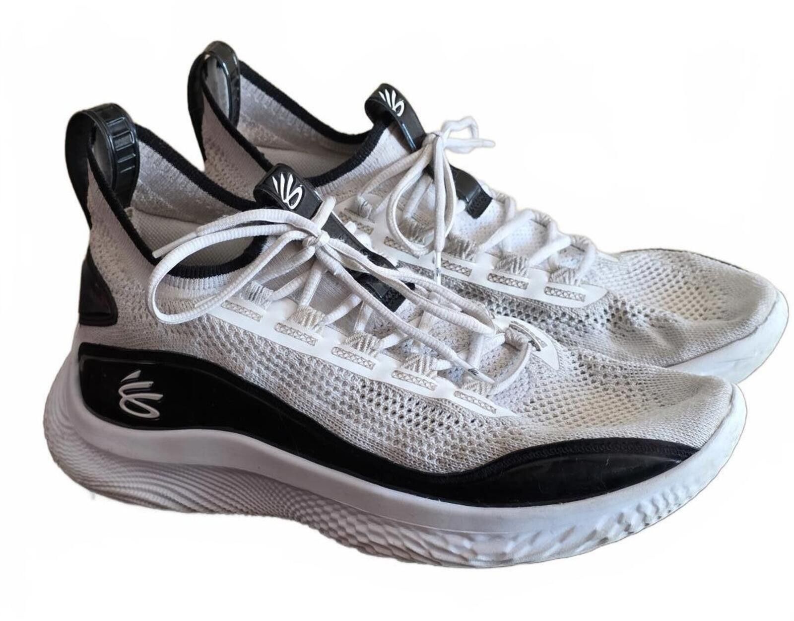 Under Armour Under Armour Men's White Black Athletic Sneakers Size 13 Size US 11 / EU 44 - 10 Thumbnail