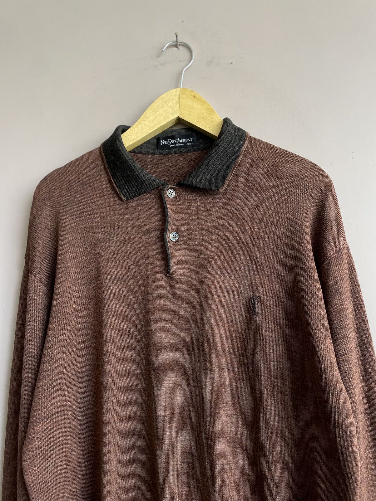 Yves Saint Laurent Yves Saint Laurent YSL Polo shirt Size US L / EU 52-54 / 3 - 2 Thumbnail