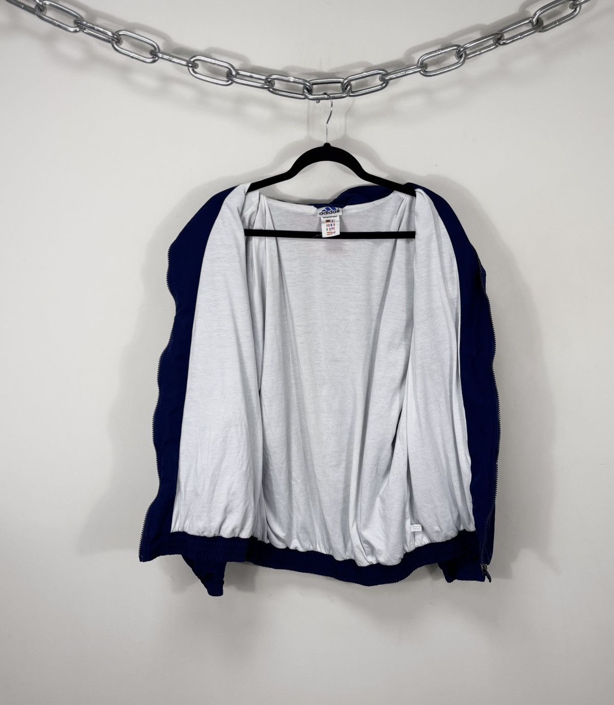 Adidas Vintage 1990s Adidas Y2K Tracksuit Blue Baggy Retro Hype Size US XL / EU 56 / 4 - 5 Thumbnail