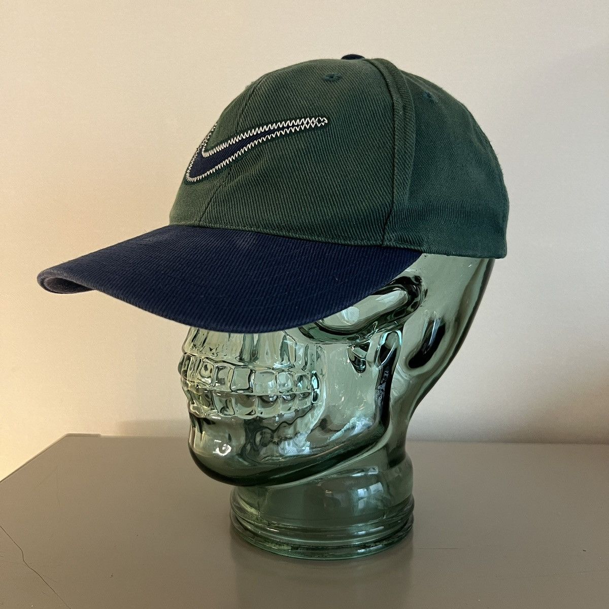 Nike Vintage 90s Nike Swoosh Applique Cap Size ONE SIZE - 5 Thumbnail