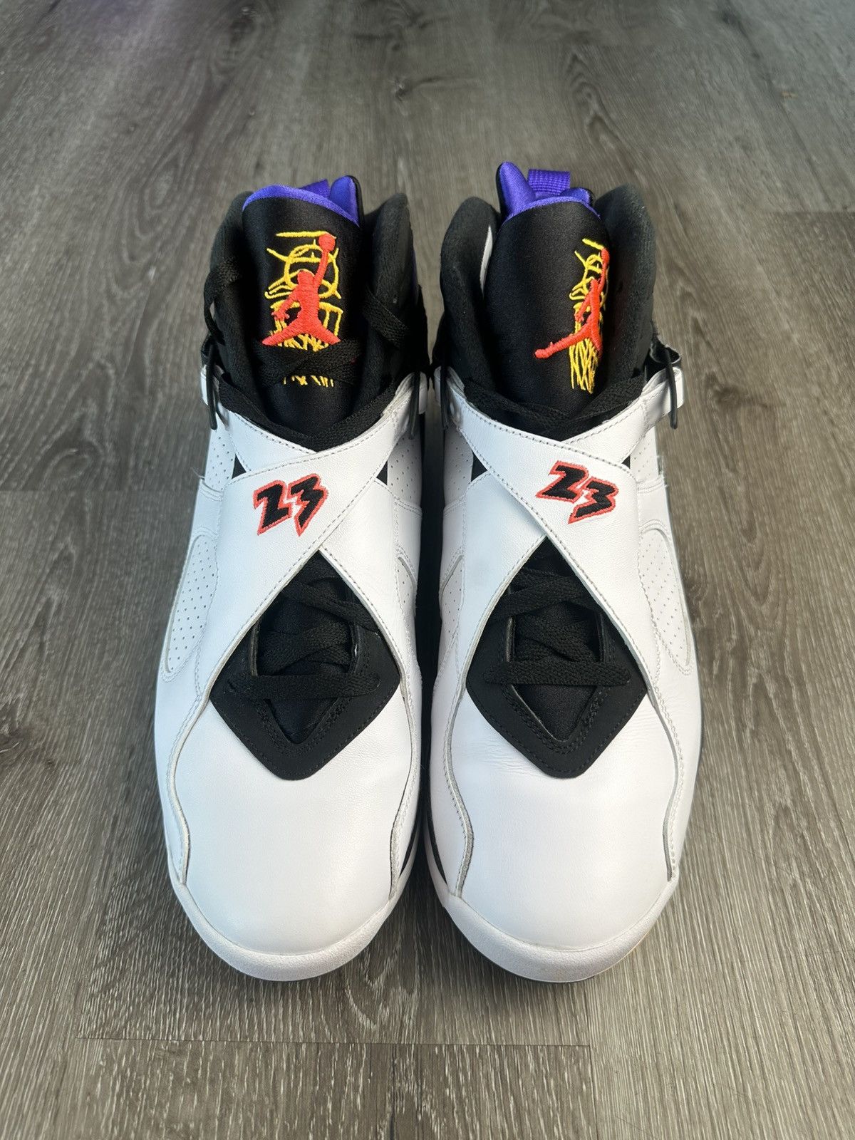 Jordan Brand Air Jordan 8 “Three Peat” **PRE-OWNED** Size US 11.5 / EU 44-45 - 3 Thumbnail