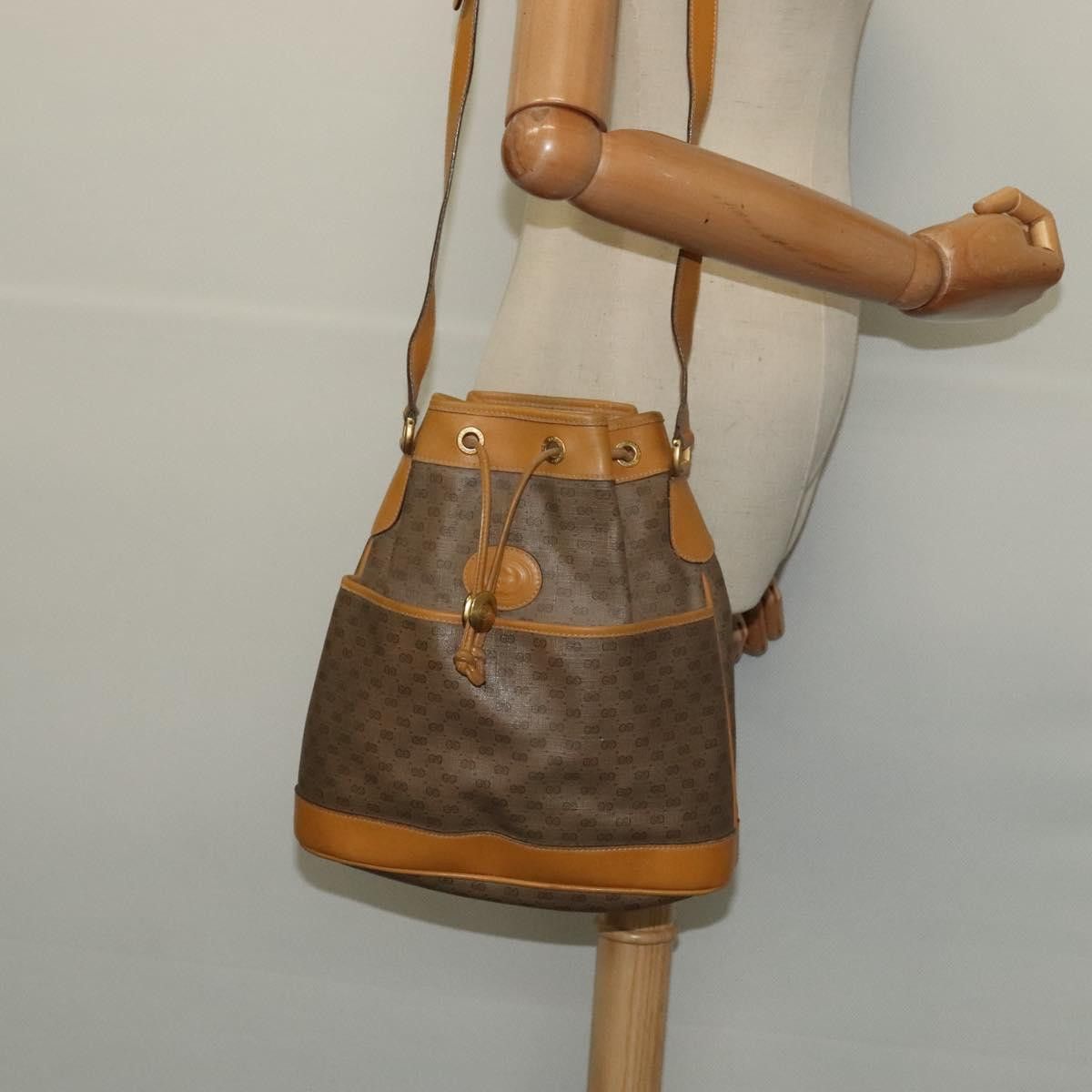 Gucci GUCCI GG Supreme Shoulder Bag Pvc Beige Gold 001 116 001 116 Size ONE SIZE - 20 Thumbnail