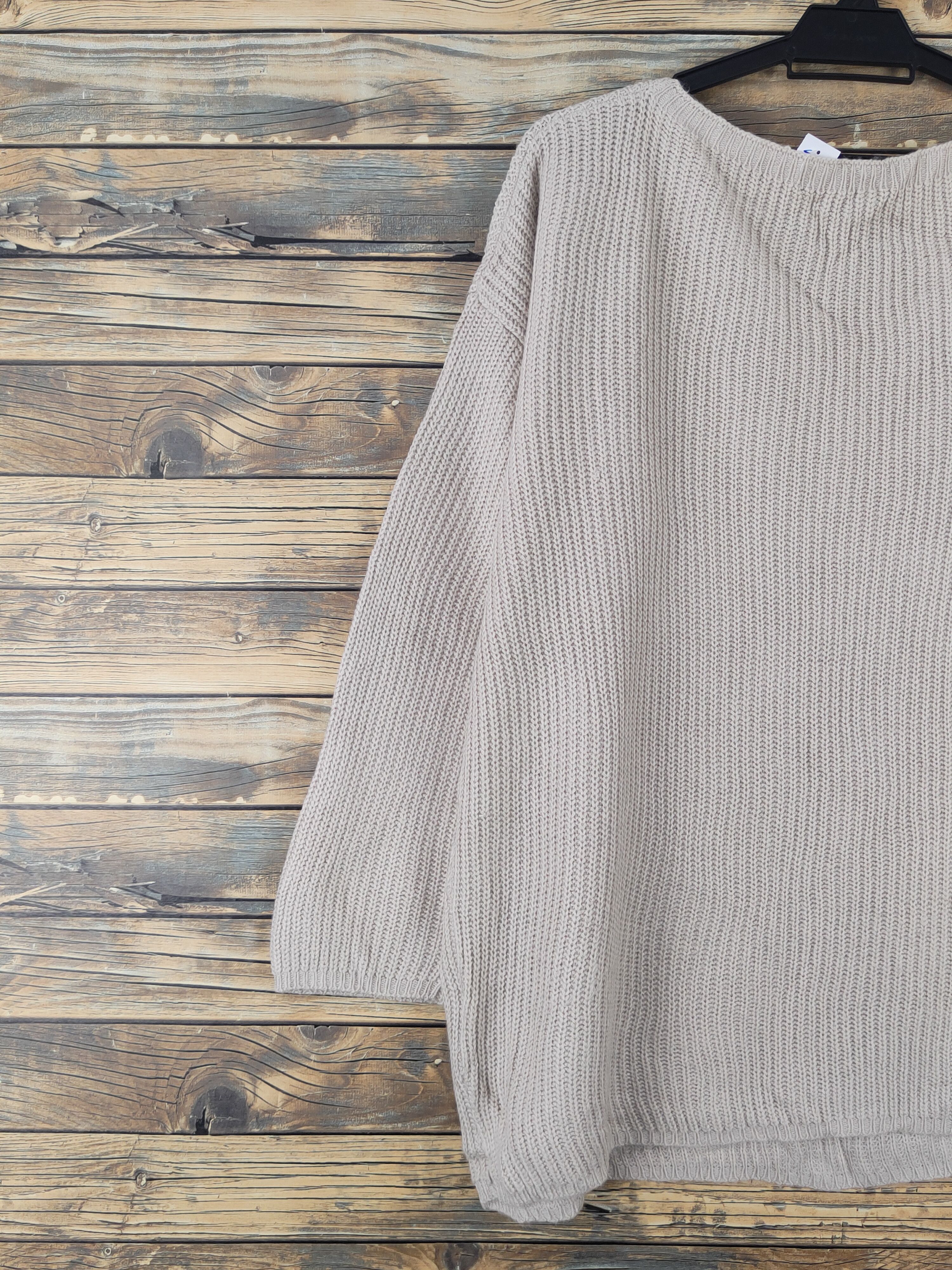Vintage Titivate Beige Knitwear Sweatshirts #W1827 Size L / US 10 / IT 46 - 8 Thumbnail