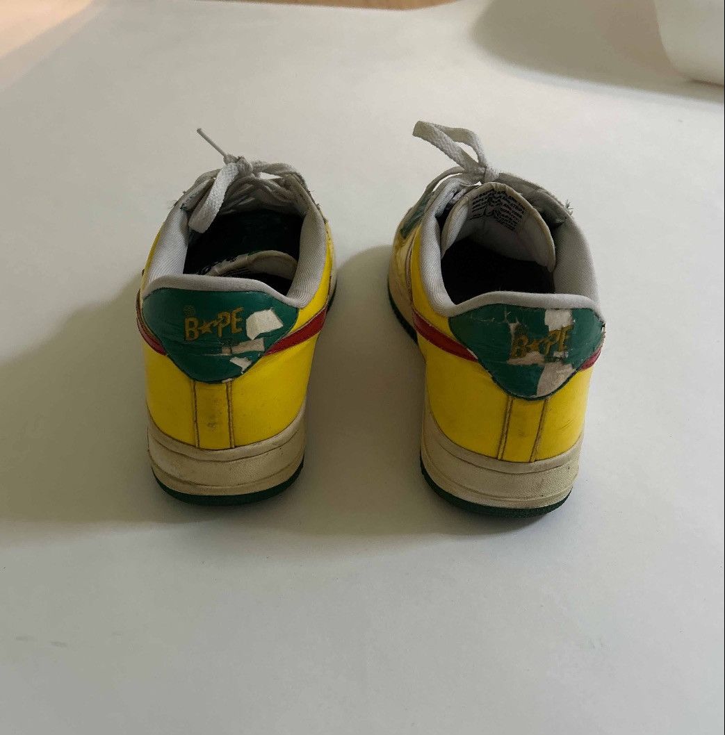 Bape × Nigo NIGO ERA Bapesta FS-001 ‘Green/Yellow’ Bape Sneaker Low Size US 9.5 / EU 42-43 - 4 Thumbnail