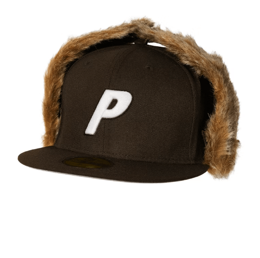 New Era × Palace Palace New Era Mask Dogear 59Fifty Brown 7 5/8 Fur Size ONE SIZE - 3 Thumbnail