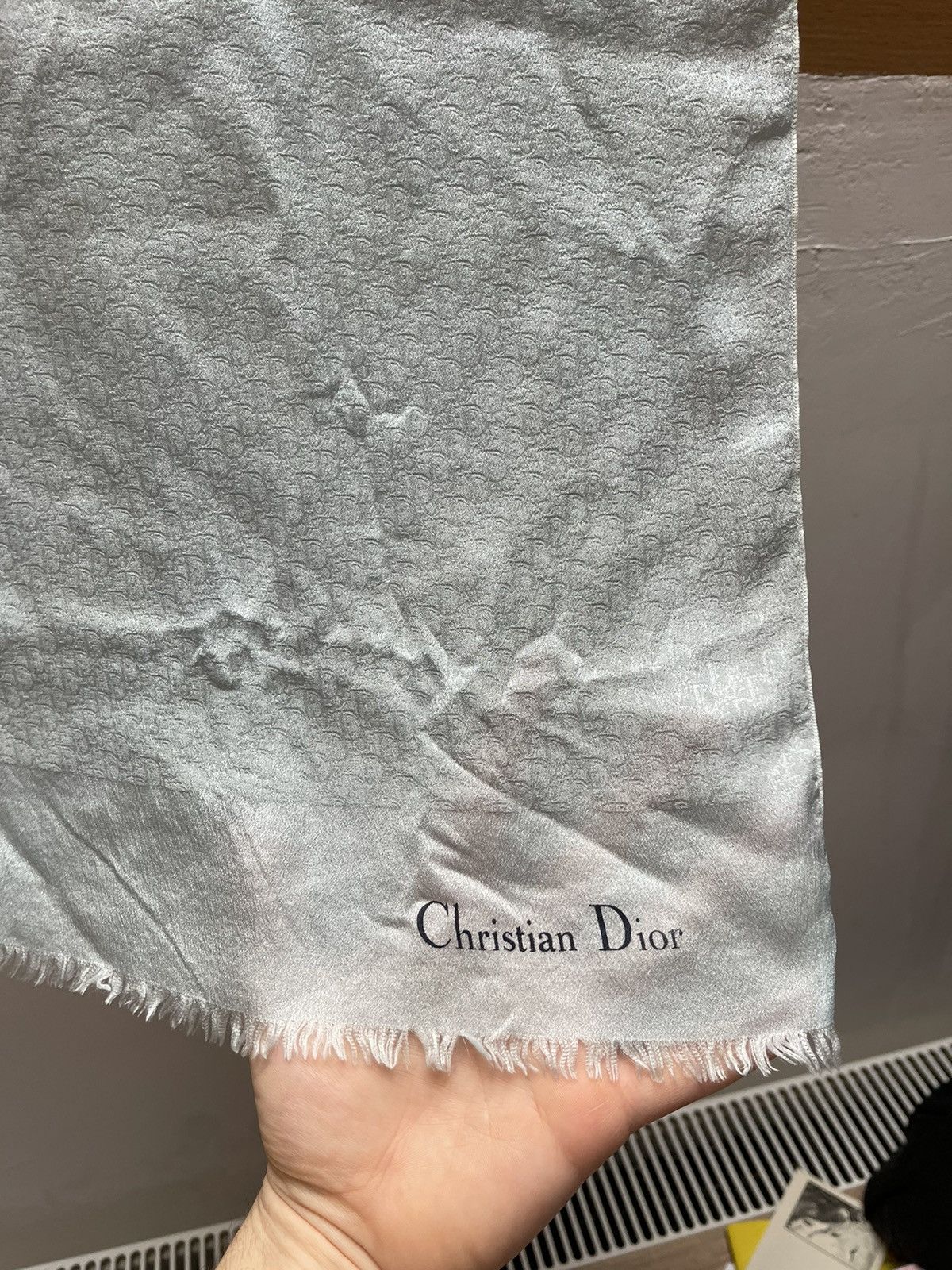Christian Dior Monsieur Vintage Christian Dior Monogram Silk Scarf Size ONE SIZE - 1 Thumbnail