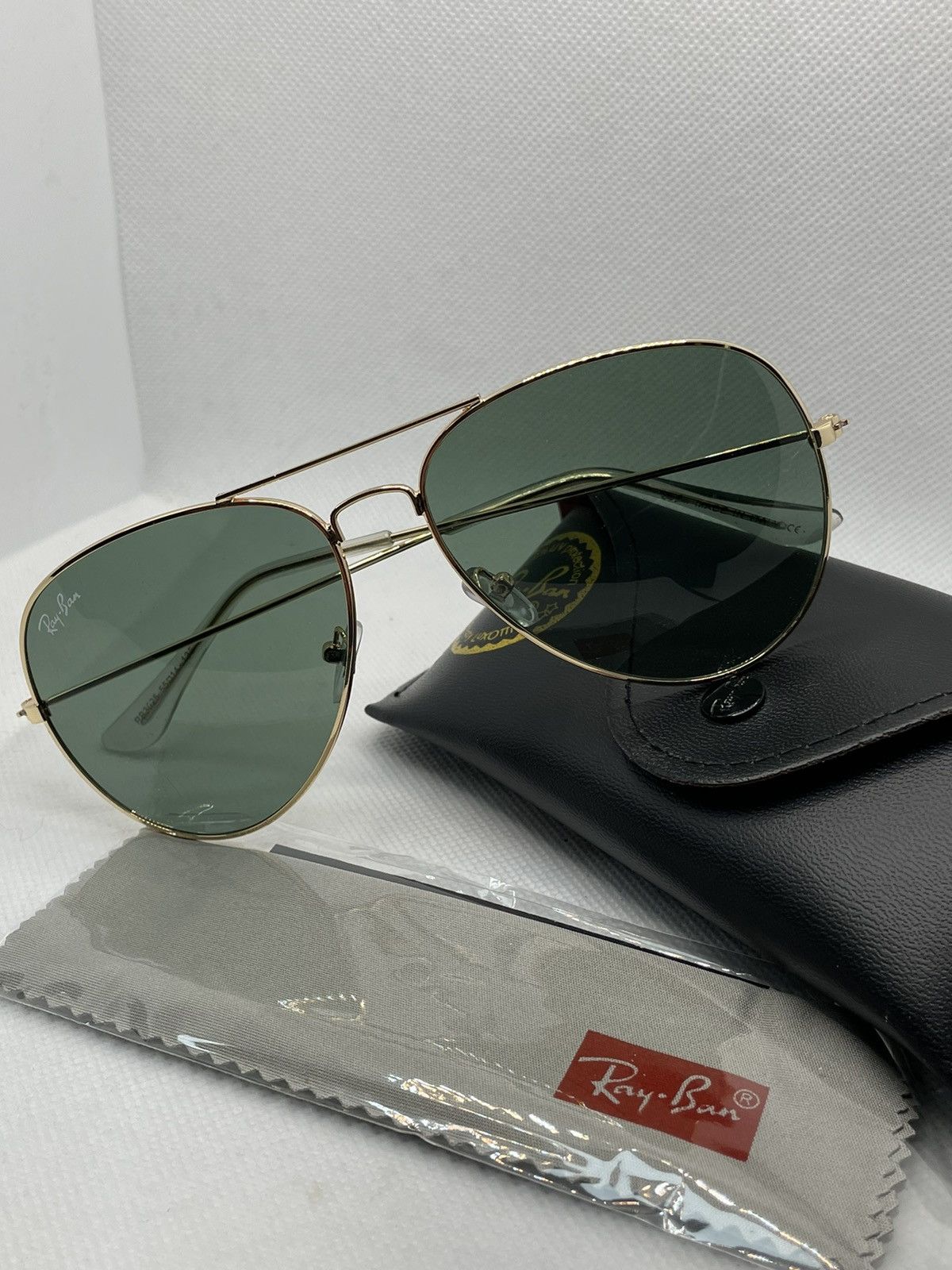 RayBan Lunettes de soleil AViATOR CLASSIC GREEN - RAY BAN Size ONE SIZE - 9 Thumbnail