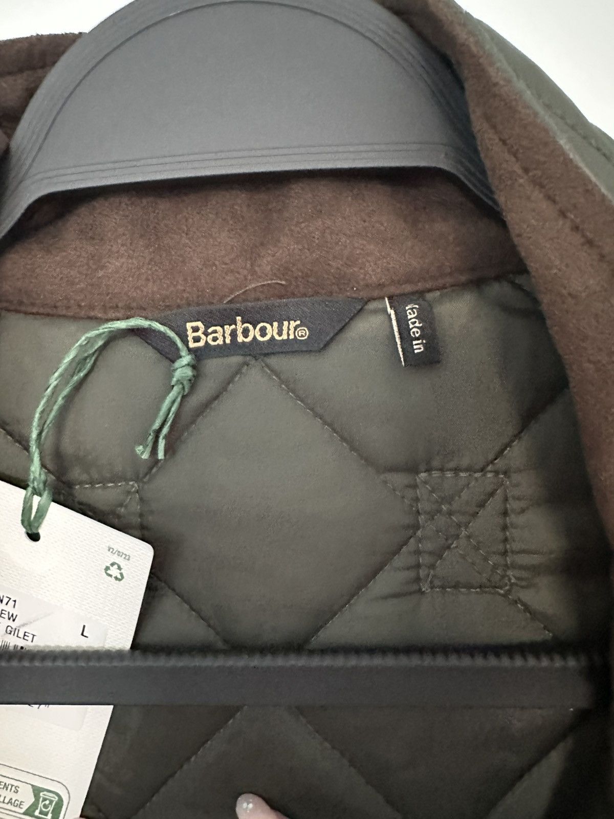 Barbour Barbour Quilted Green Vest Mens Size US L / EU 52-54 / 3 - 6 Thumbnail
