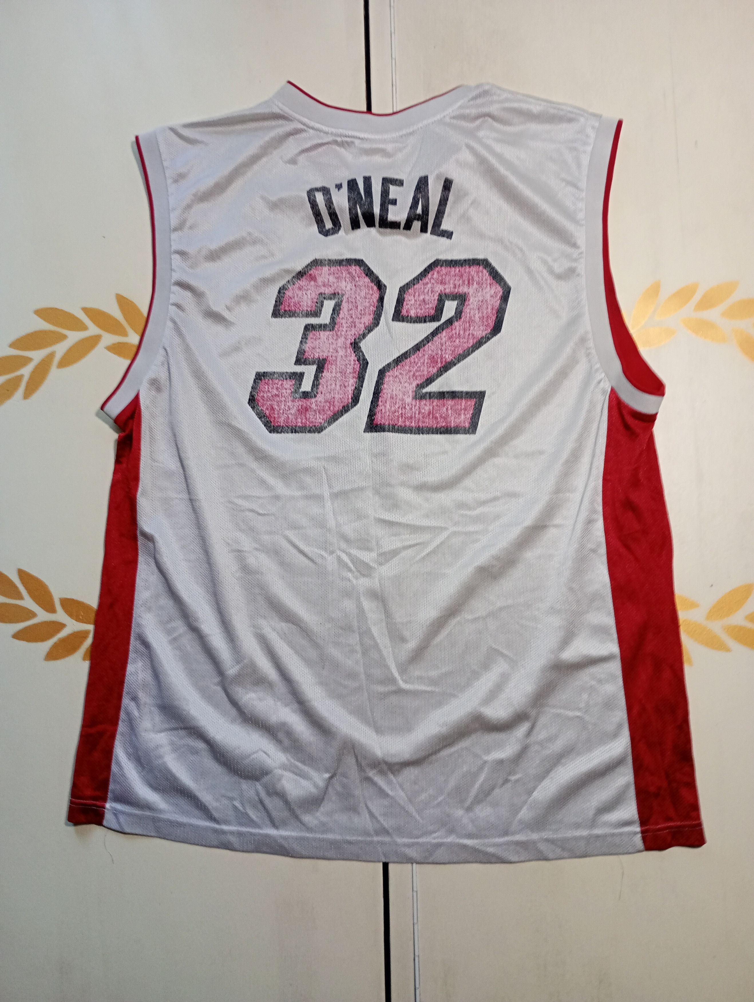 NBA × Reebok Reebok Miami Heat Jersey 32 Shaquille O'Neal 2002-2004 Size US XL / EU 56 / 4 - 12 Thumbnail