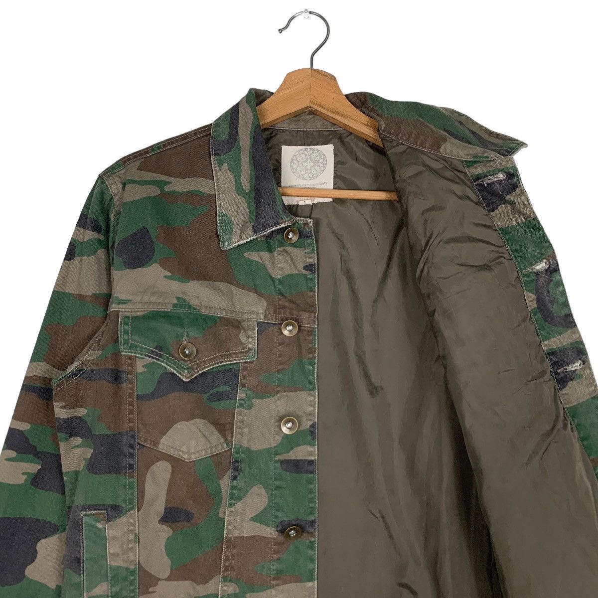 Japanese Brand Army Military Style Camo Type 3 Jacket #0833-C37 Size US S / EU 44-46 / 1 - 10 Thumbnail