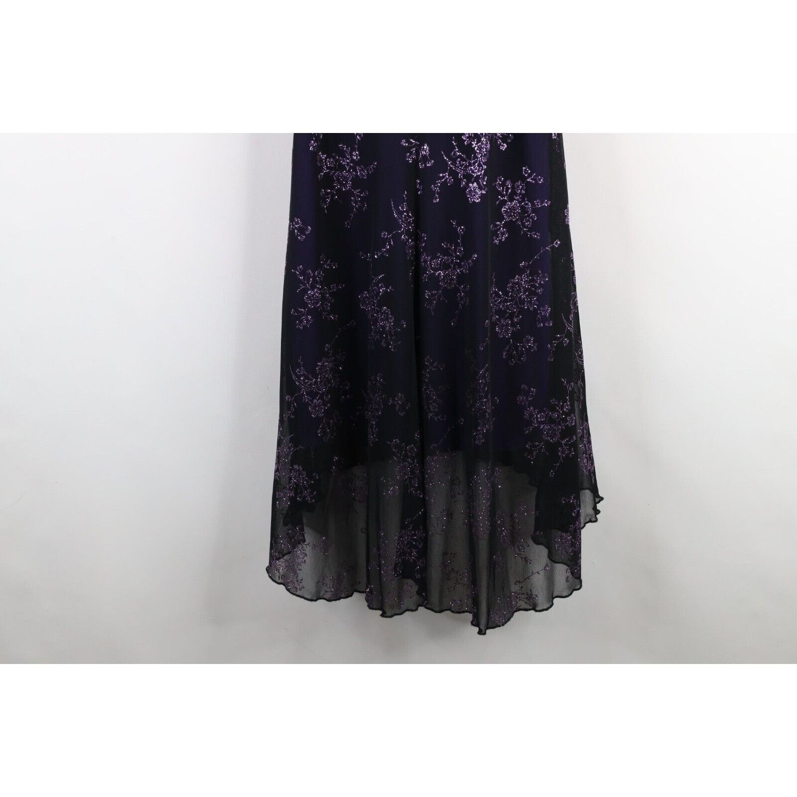 Vintage Vintage 90s Y2K Babydoll Flower Sheer Fairy Bella Dress Size M / US 6-8 / IT 42-44 - 15 Thumbnail