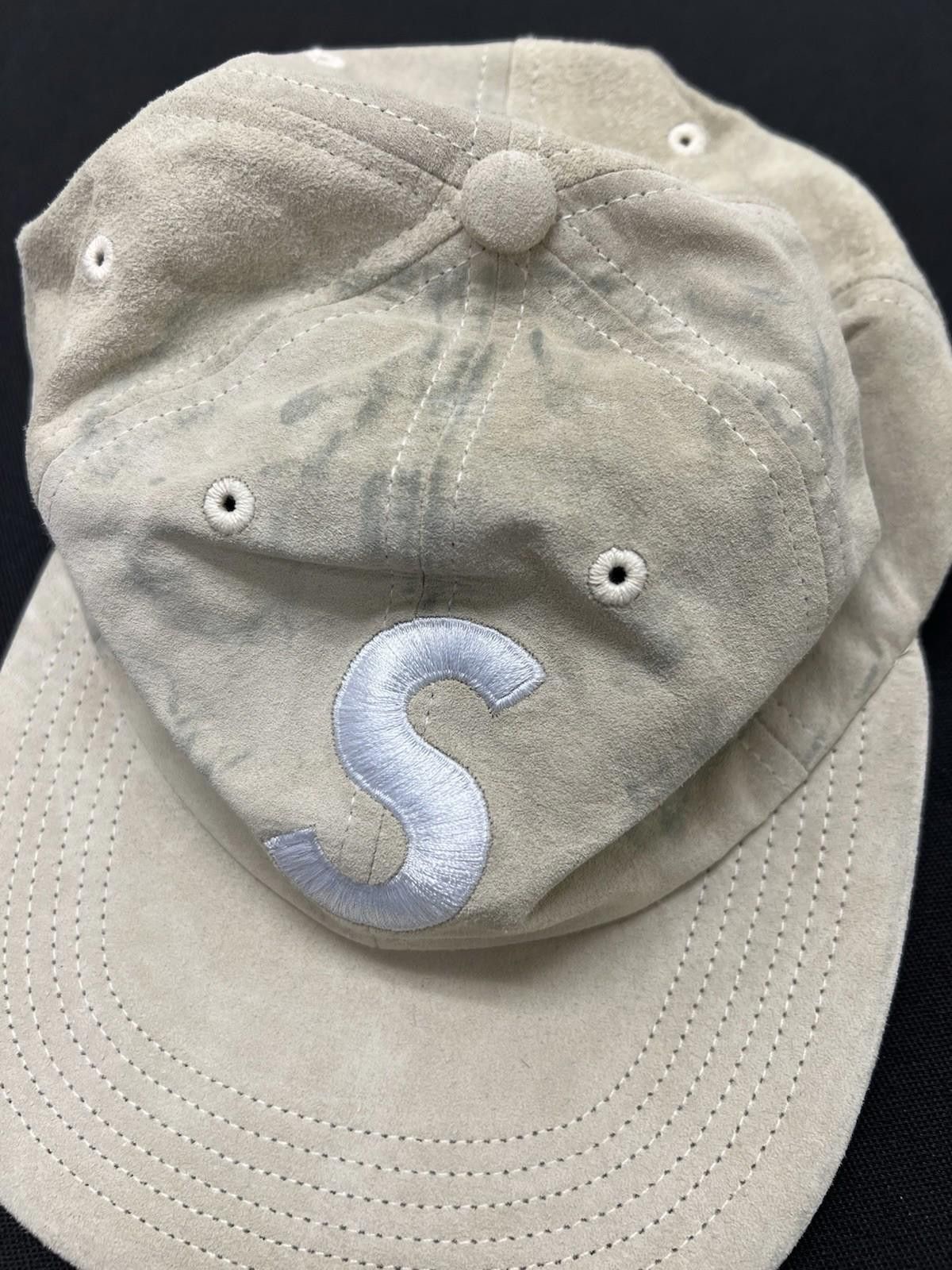 Supreme FW16 Supreme Suede S Logo 6 Panel Cap Hat Cream 2016 Size ONE SIZE - 3 Thumbnail