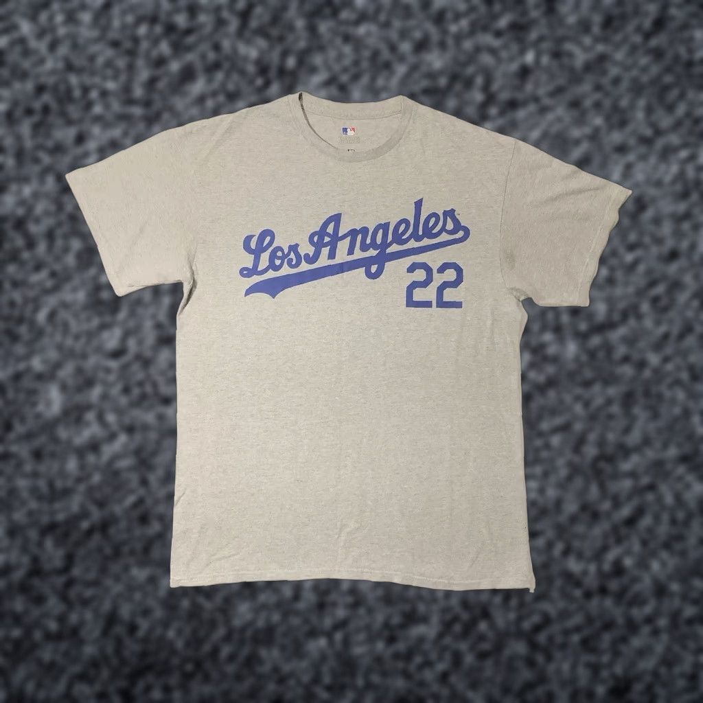 MLB LA Dodgers Kershaw 22 T Shirt Size Large Mens Gray MLB Short Sleeve Size US L / EU 52-54 / 3 - 1 Thumbnail